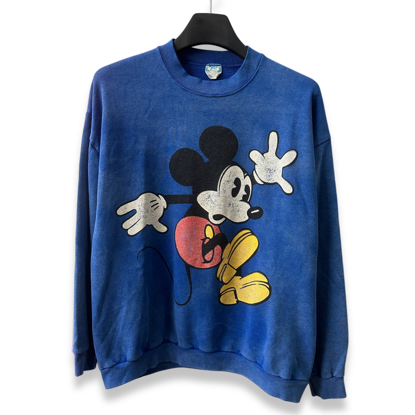 [L] 90s Mickey Mouse Faded Sweatshirt