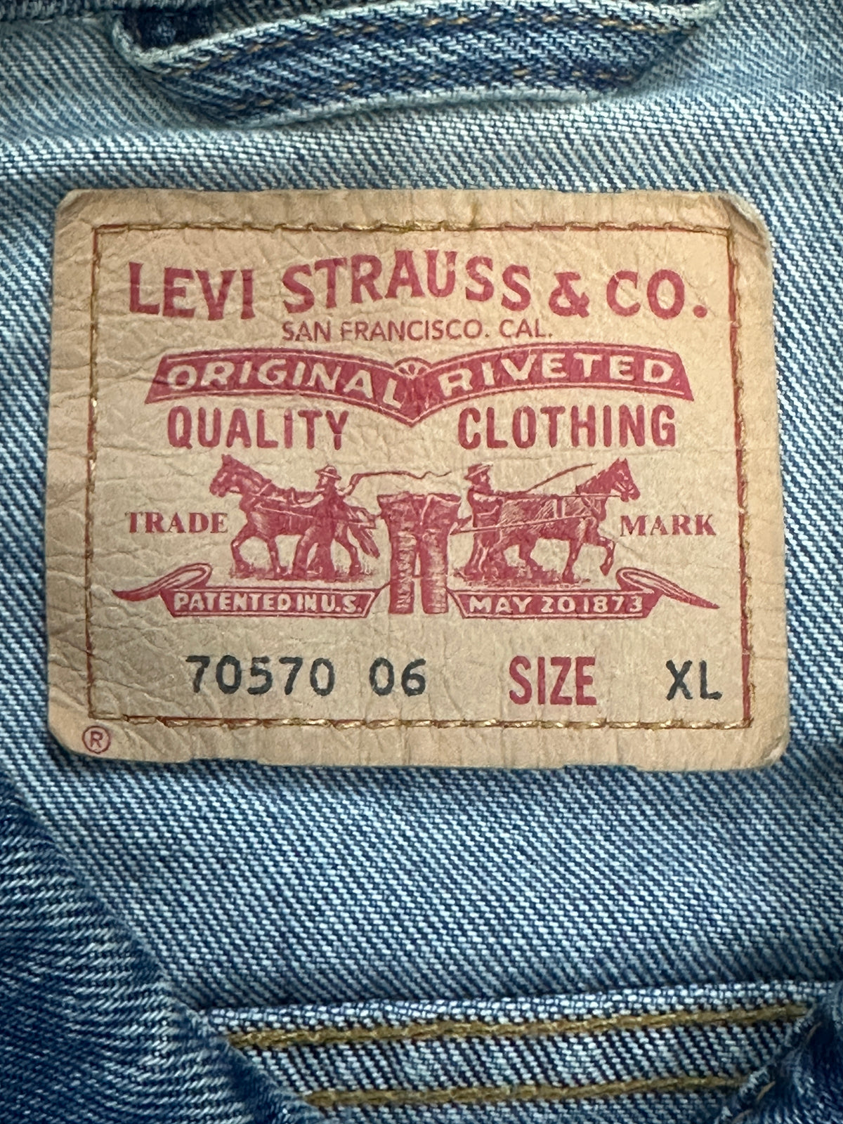 [XL] 00s Euro Levi‘s Denim Trucker Jacket
