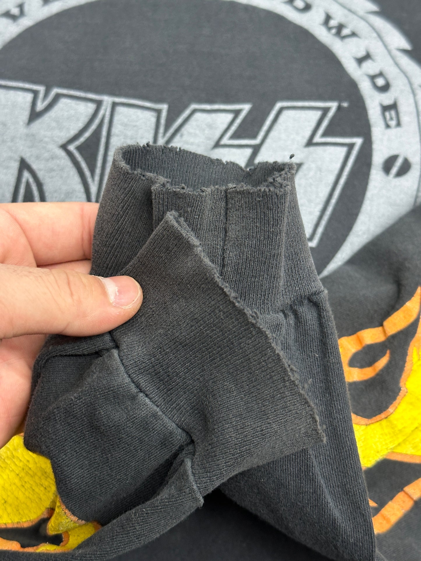 [XL] 1997' KISS Alive/Worldwide Tour Flame Long Sleeve