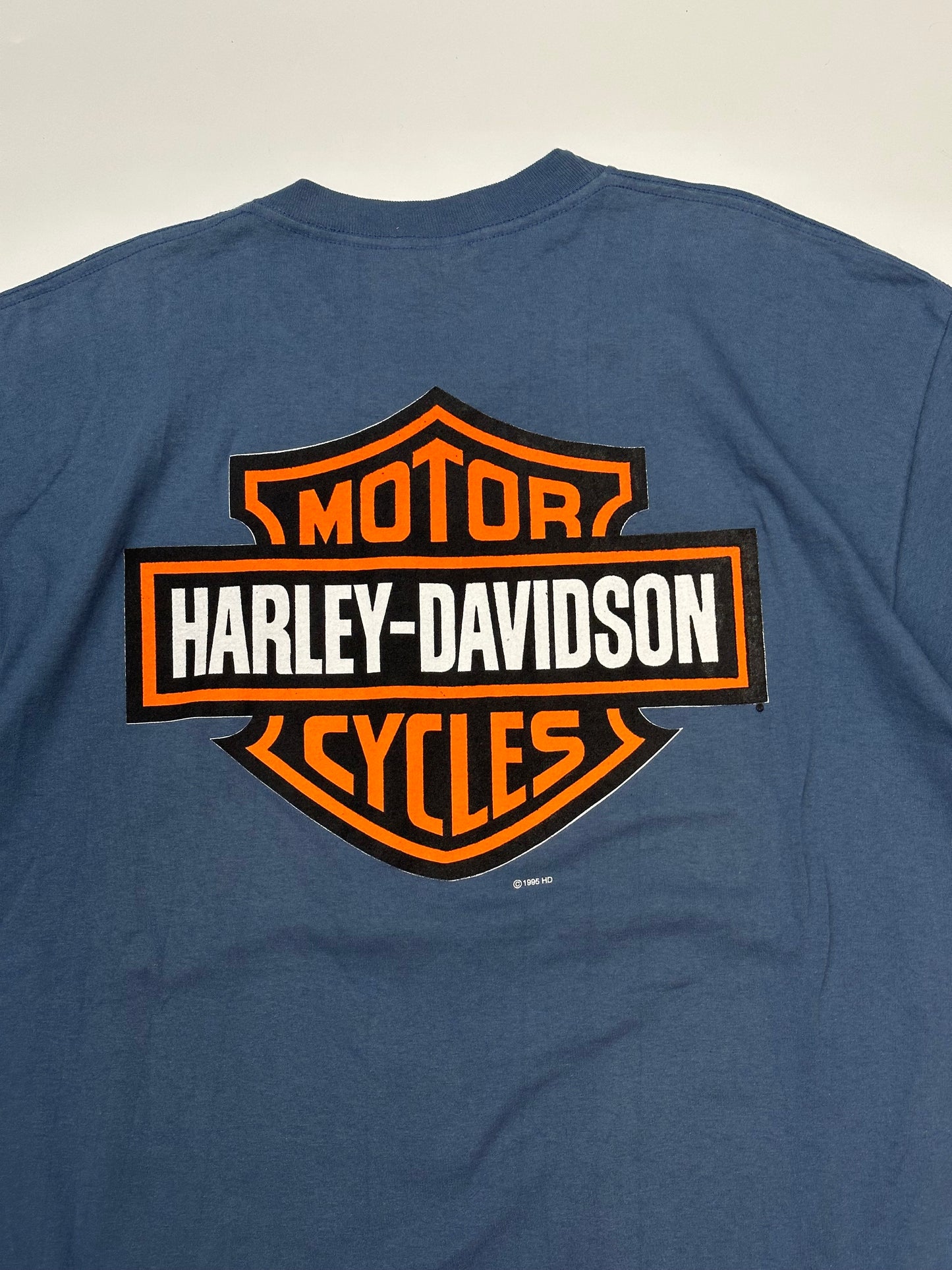 [XL] 90s Harley-Davidson shield Logo Tee