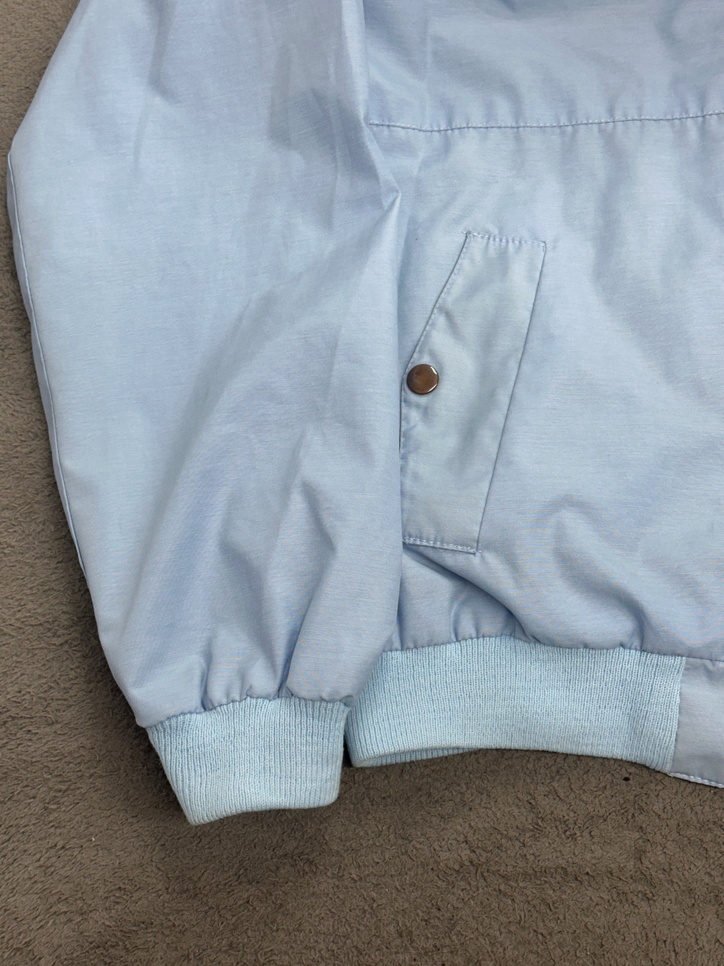 [XL] 70s Fred Perry Sky-blue Bomber Jacket