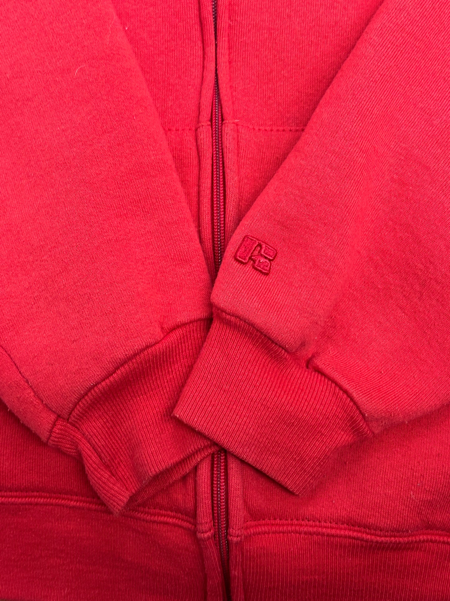 [L] 70s Russell Red Hood Zip-up