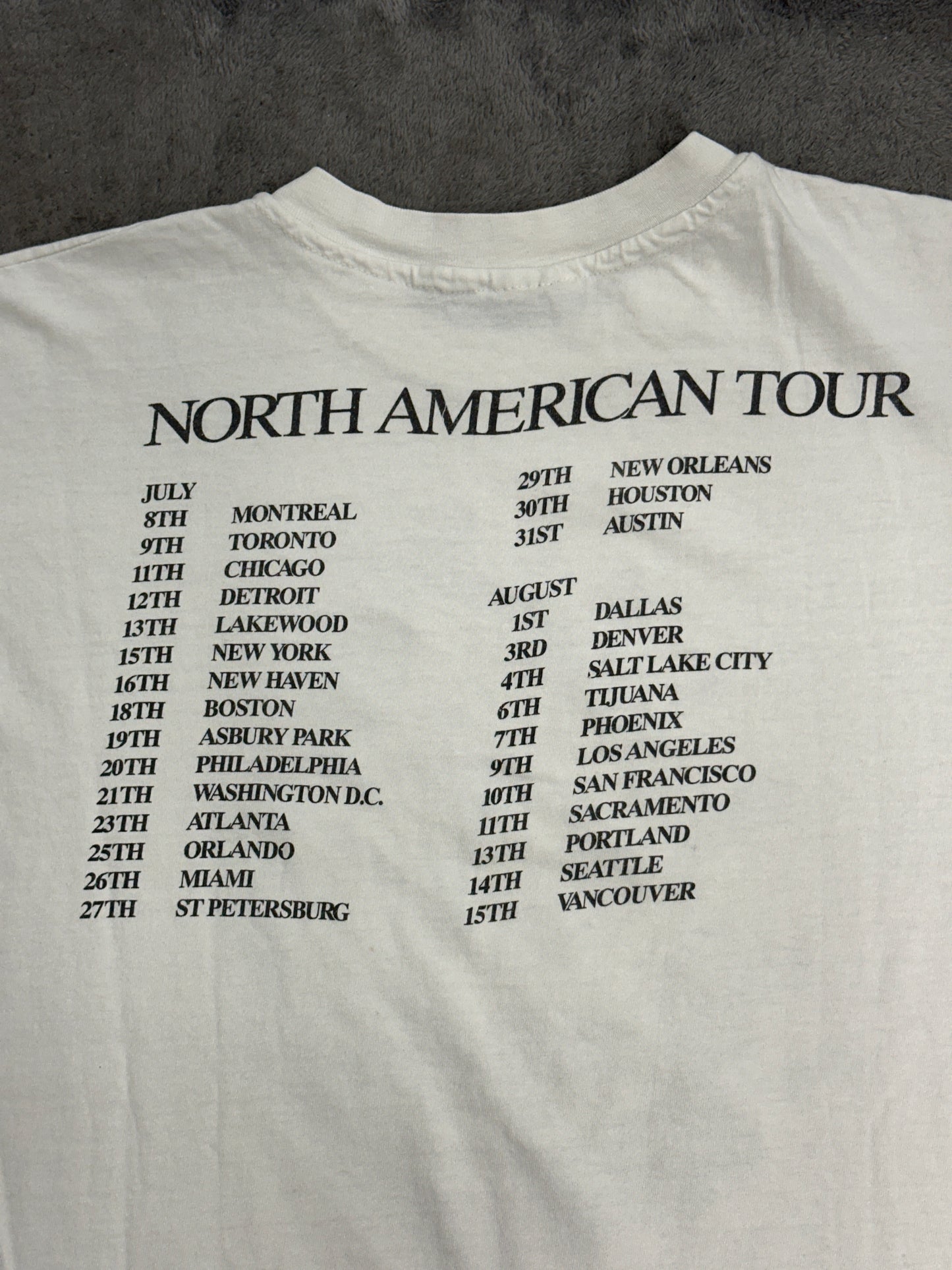 [XL] 1991' EMF North American Tour Tee