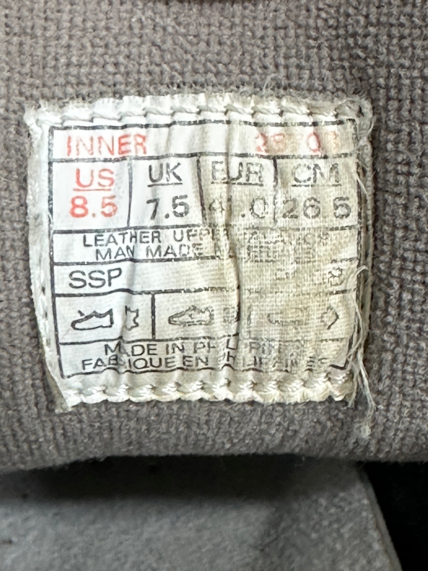 [US 8.5] 00s Vans INNER Skateboards Shoes