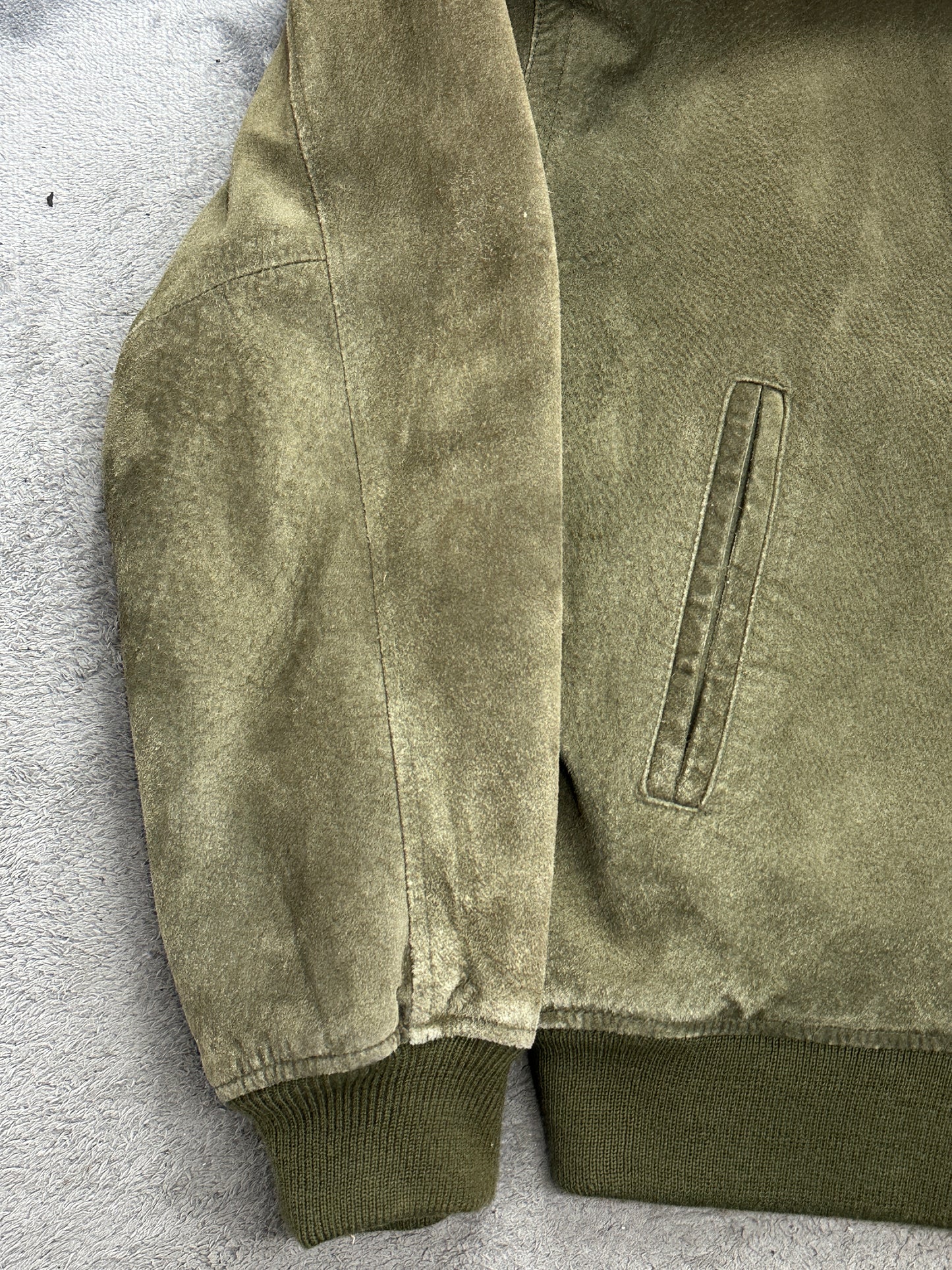[XL] 90s GAP Olive Green Corduroy Bomber Jacket
