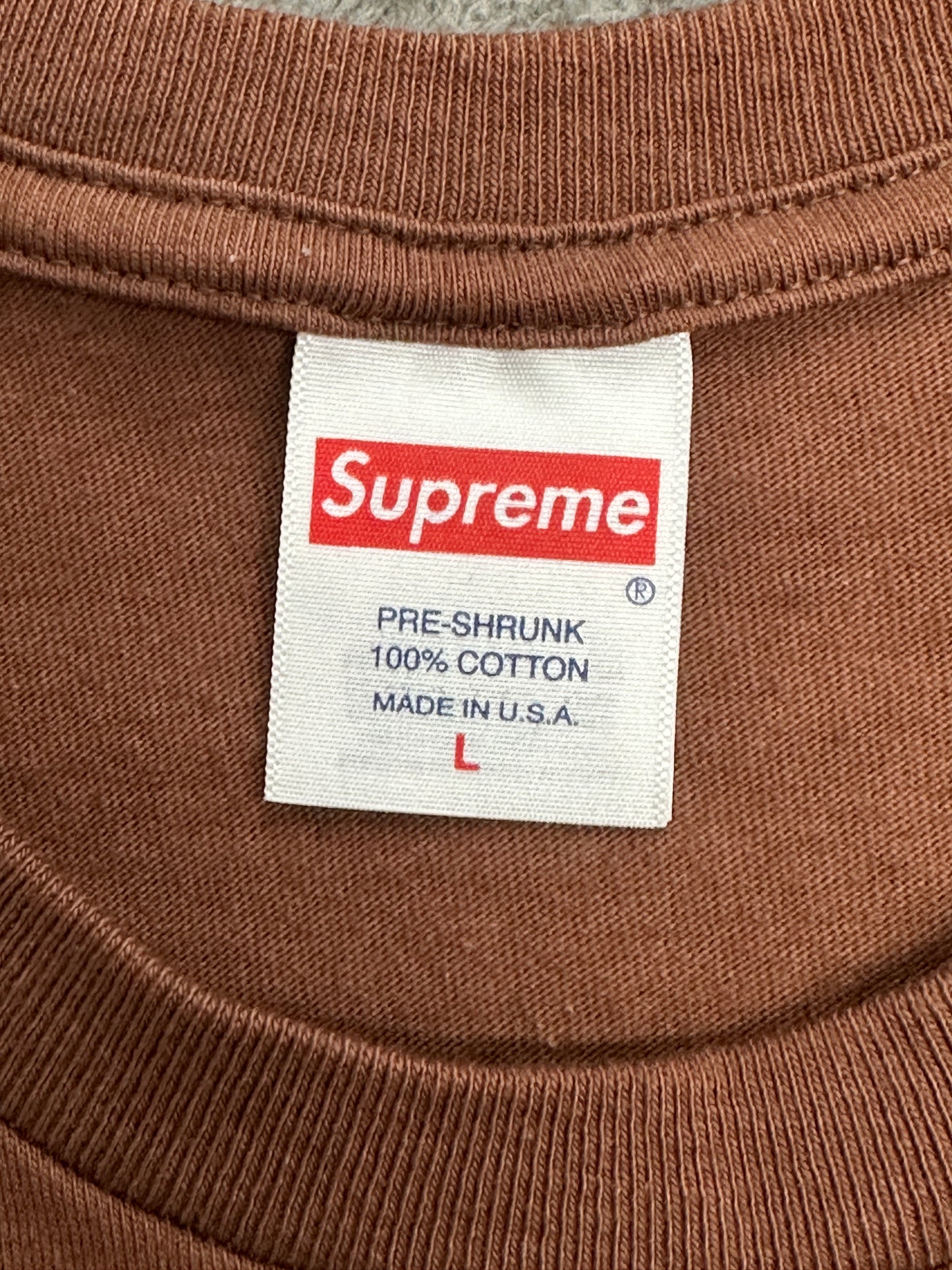 [L] Supreme Camacho Brown Tee
