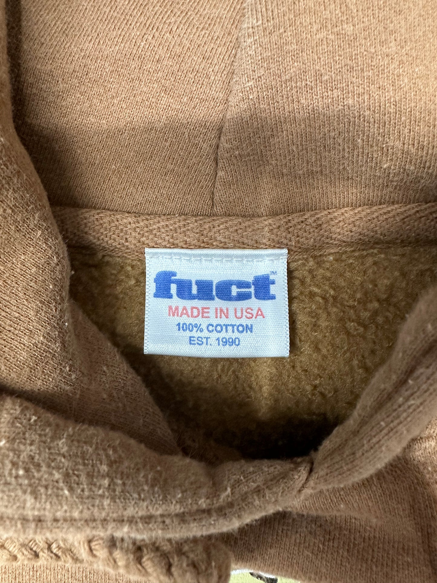 [L] 00s FUCT Camo Circle Logo Hoodie