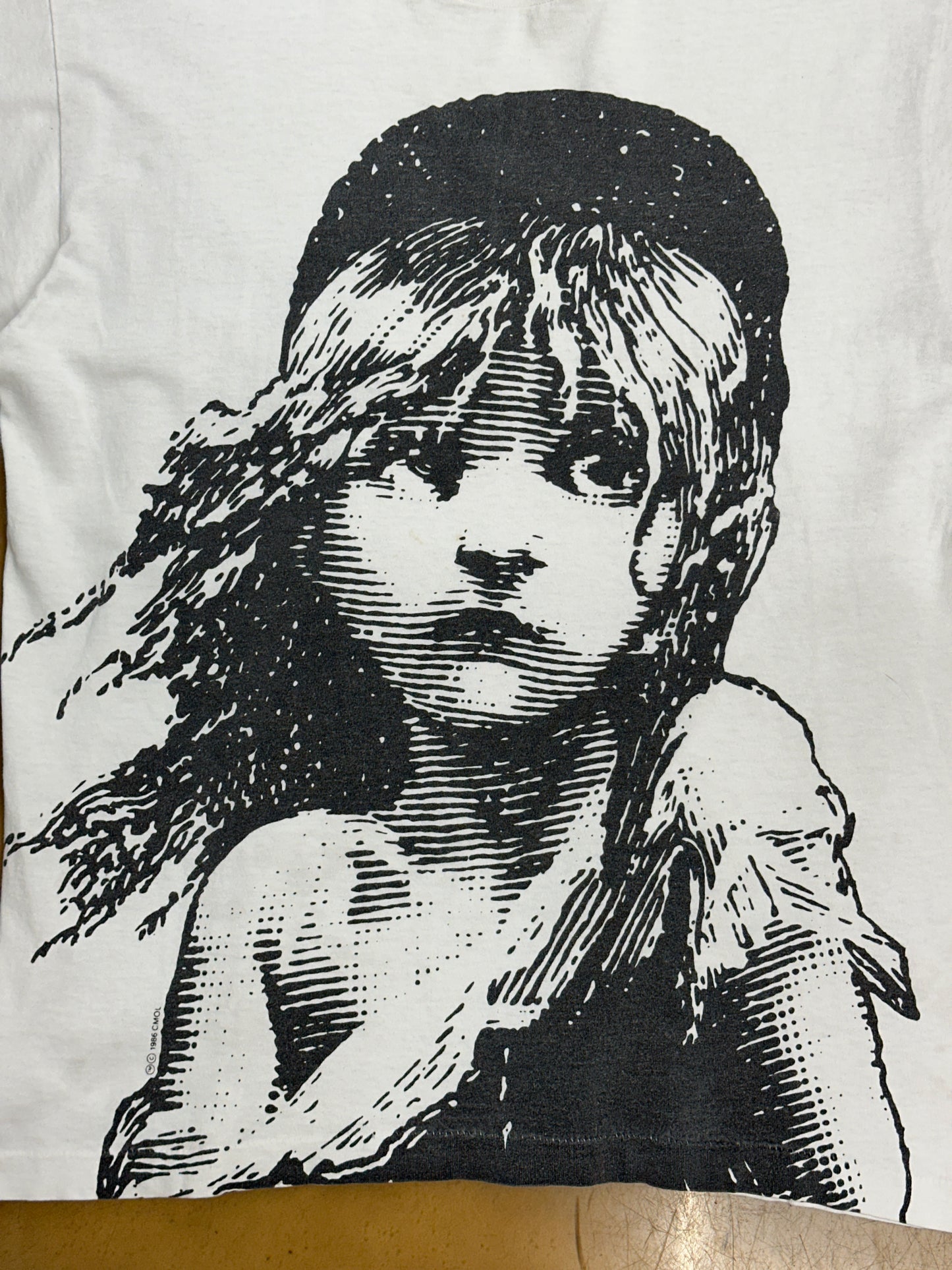 [XL] 1986' Les Miserables Musical Promo Tee