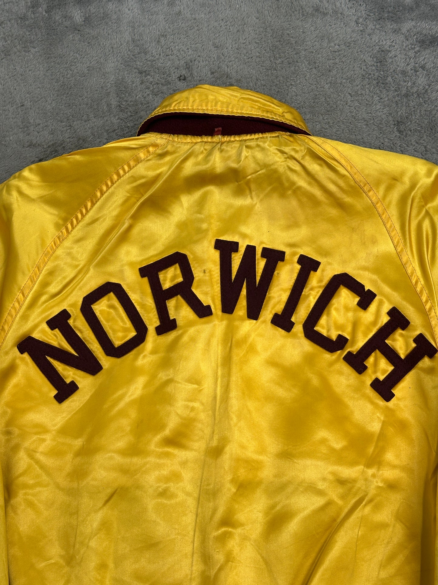 [L] 60s Norwich Reversible Wool Varsity Jacket
