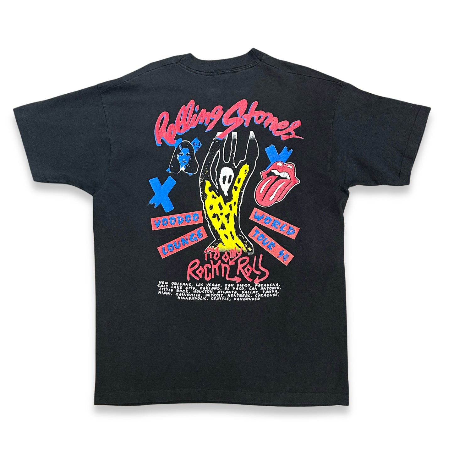 [XL] 1994' Rolling Stones Voodoo Lounge World Tour Tee