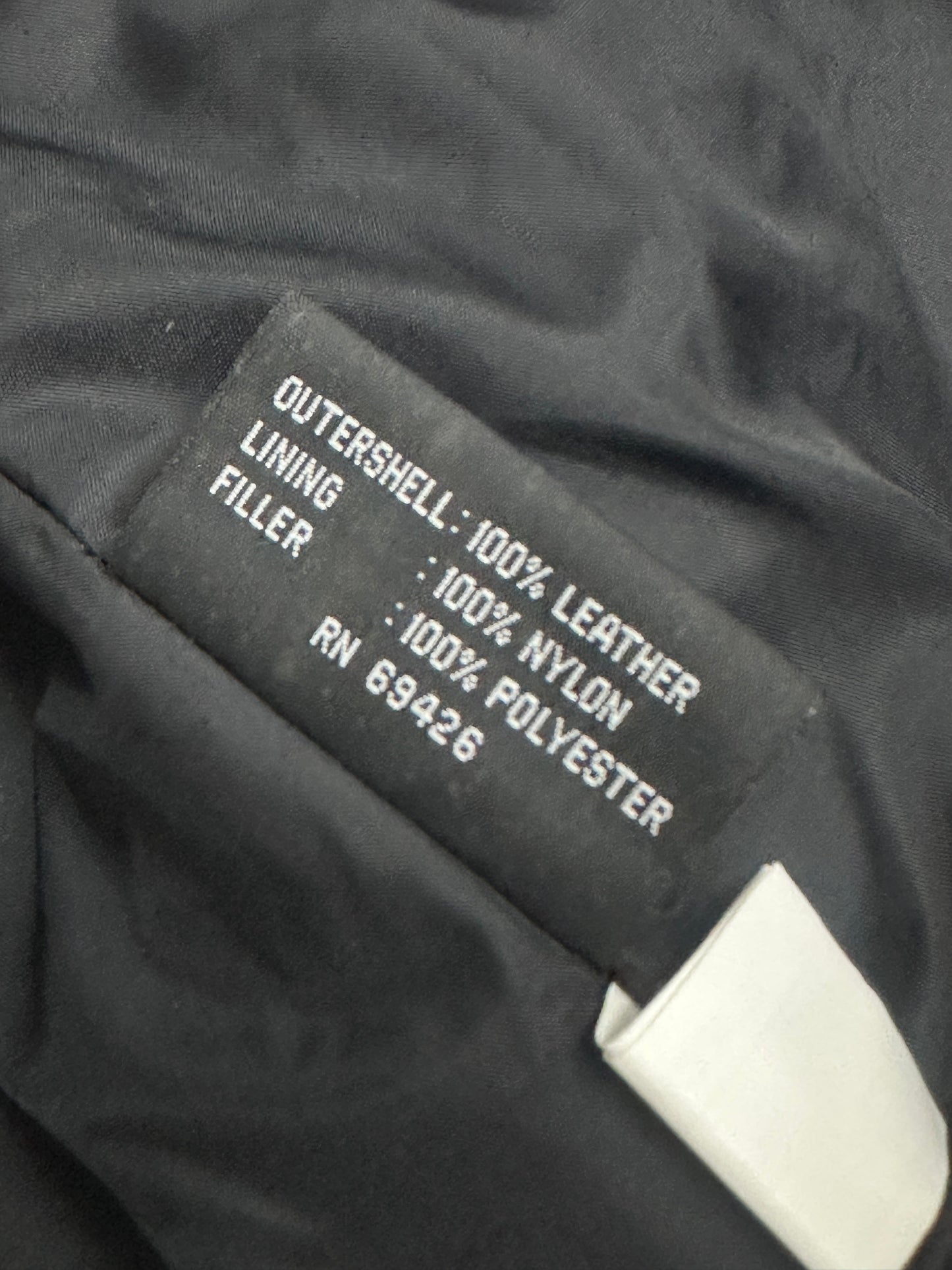 [XL] 90s Wilsons Leather Single Rider Jacket