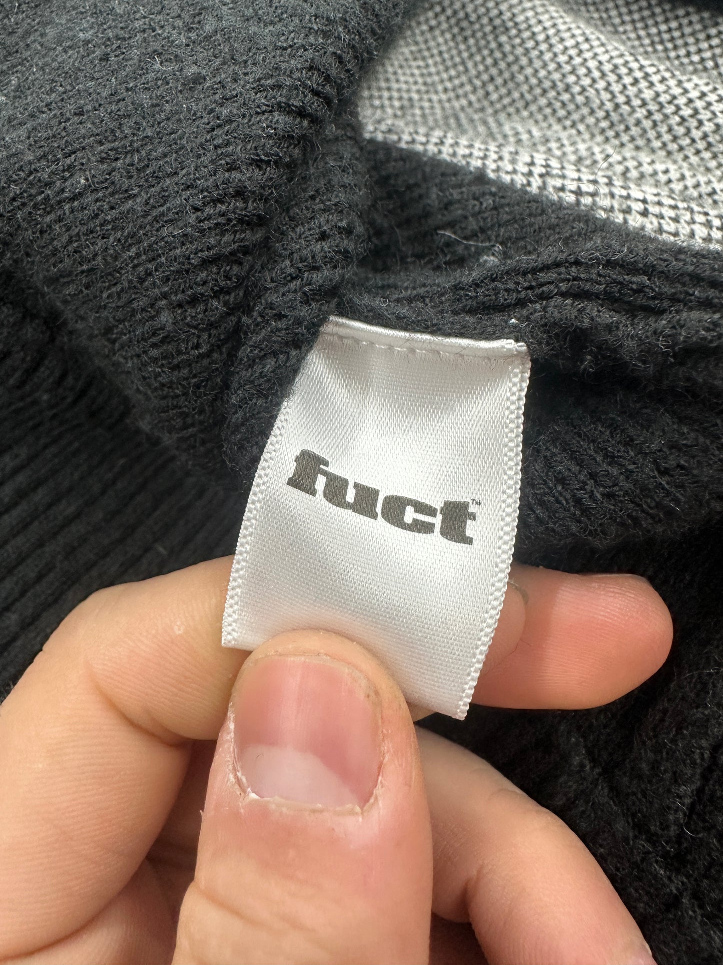 [M] FUCT Jacquard Knit zip-up