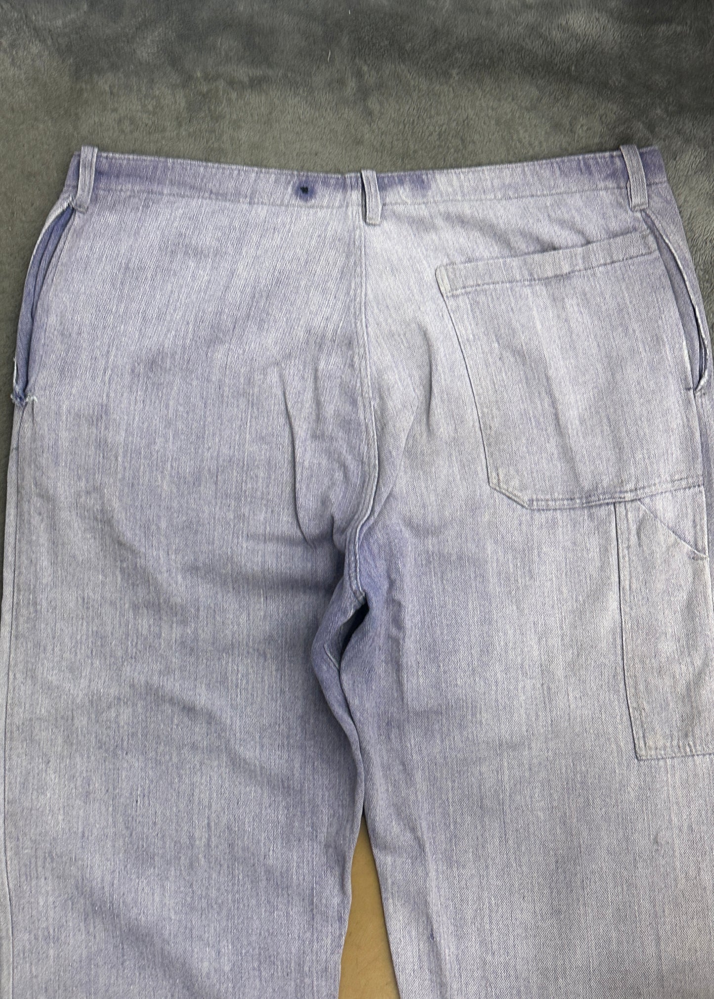 [36] 70s French Faded Work Pants