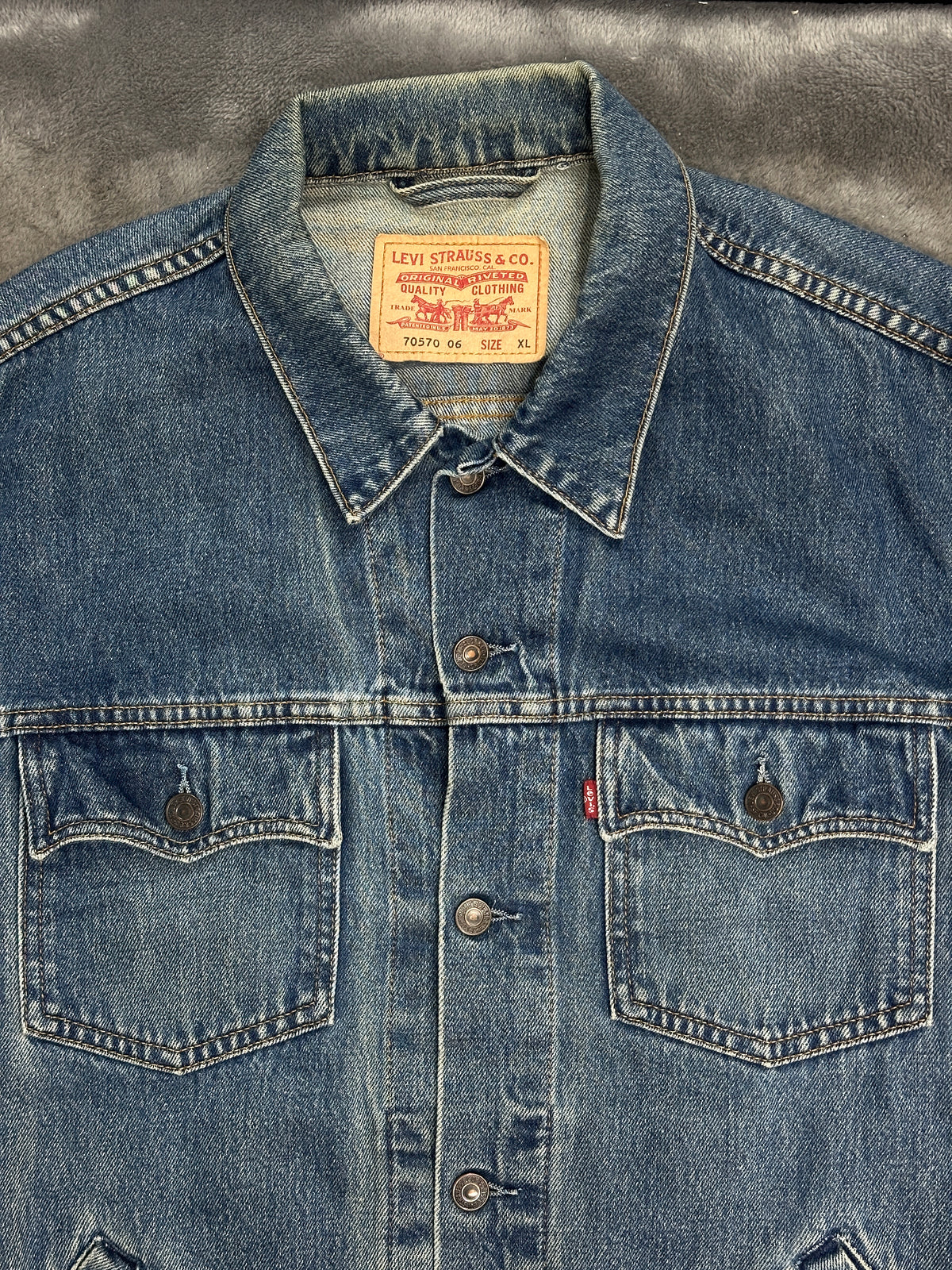 [XL] 00s Euro Levi‘s Denim Trucker Jacket