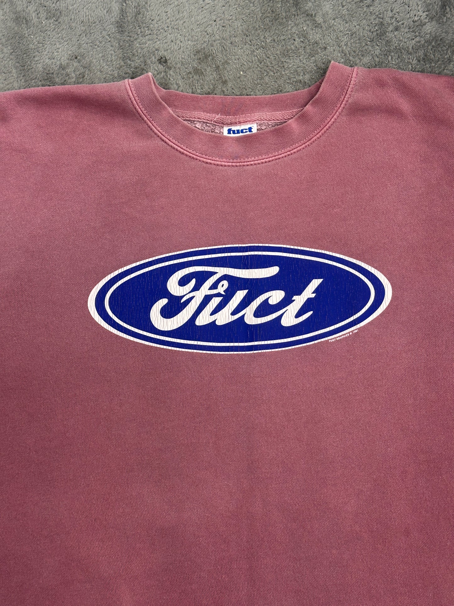 [XL] 00s FUCT Oval Logo Sweatshirt