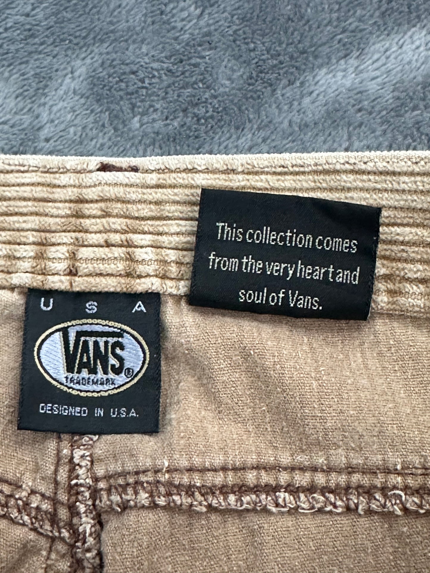 [M] 90s Vans Old Logo Corduroy Pants