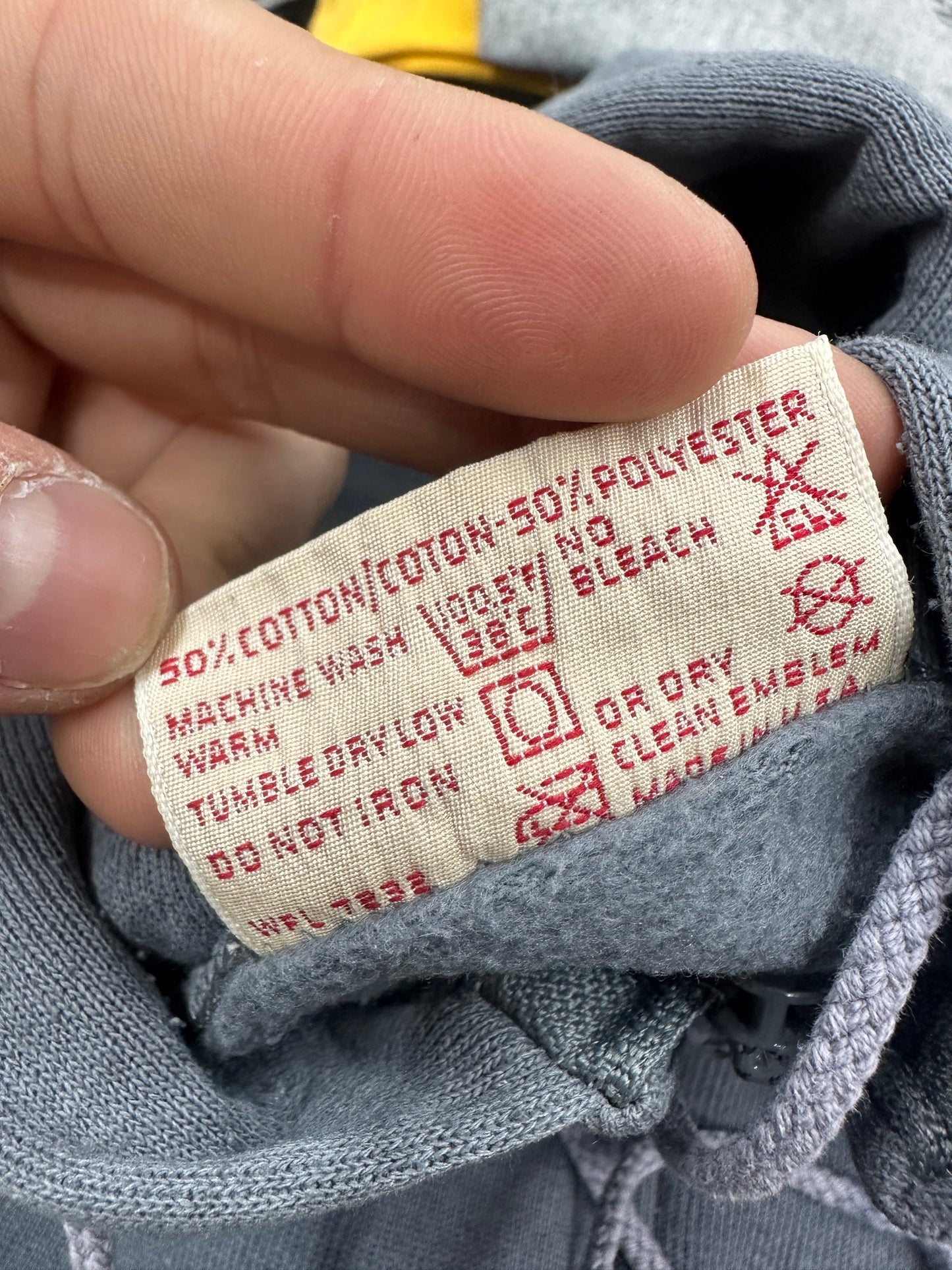 [XL] 70s Russell Faded Hood Zip-up