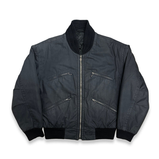 [L] 90s HUGO BOSS 4 Pocket Bomber Jacket