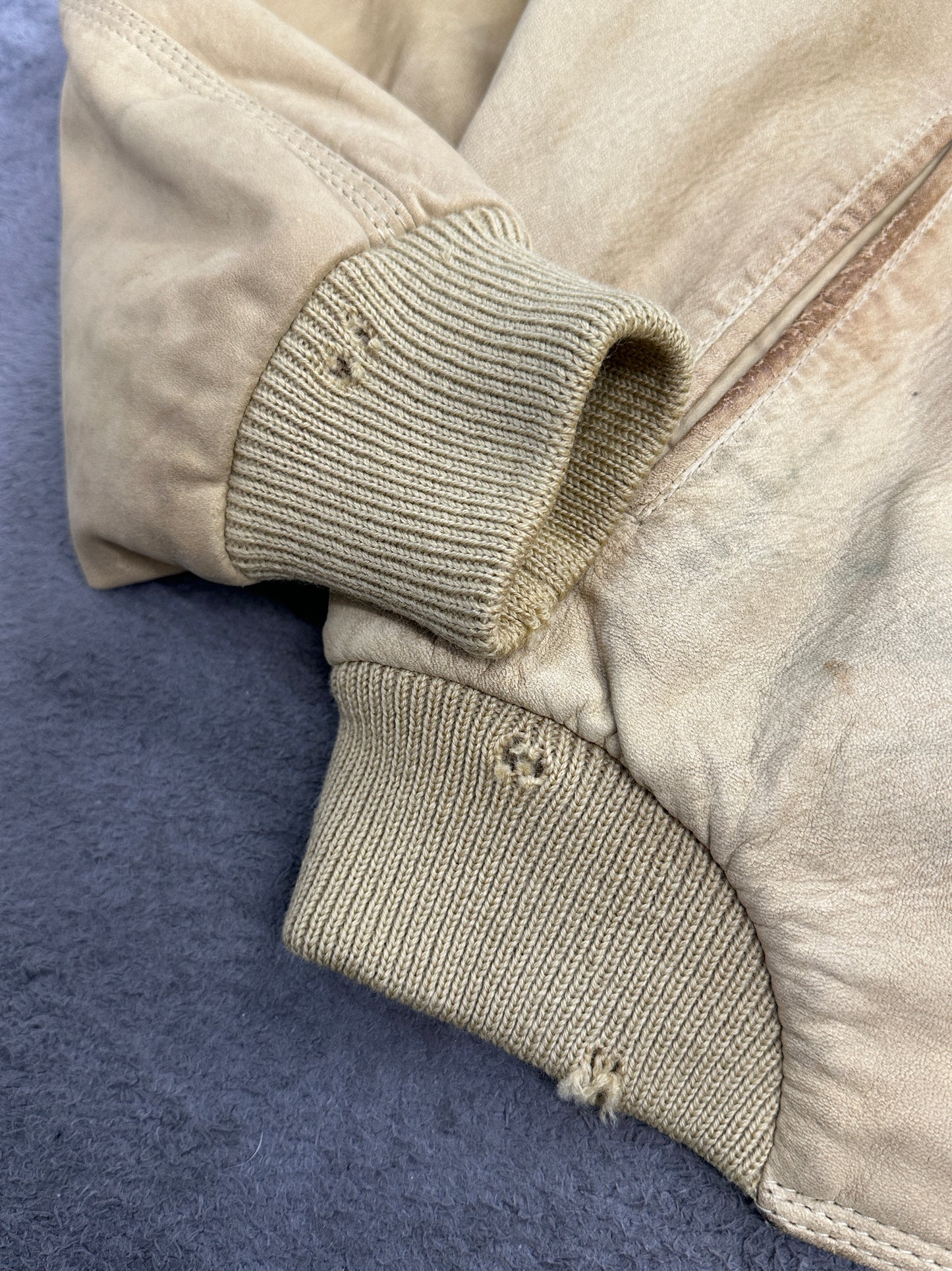 [XL] 80s HUGO BOSS Leather Blouson Jacket