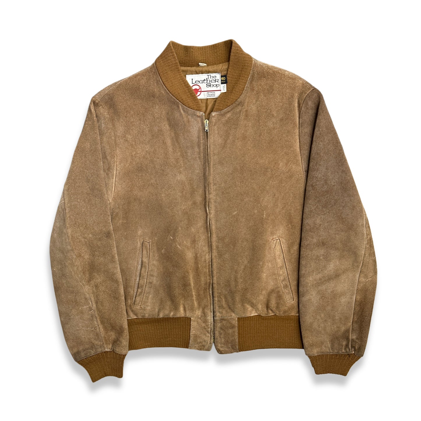 [40,L] 70s Sears Suede Leather Jacket