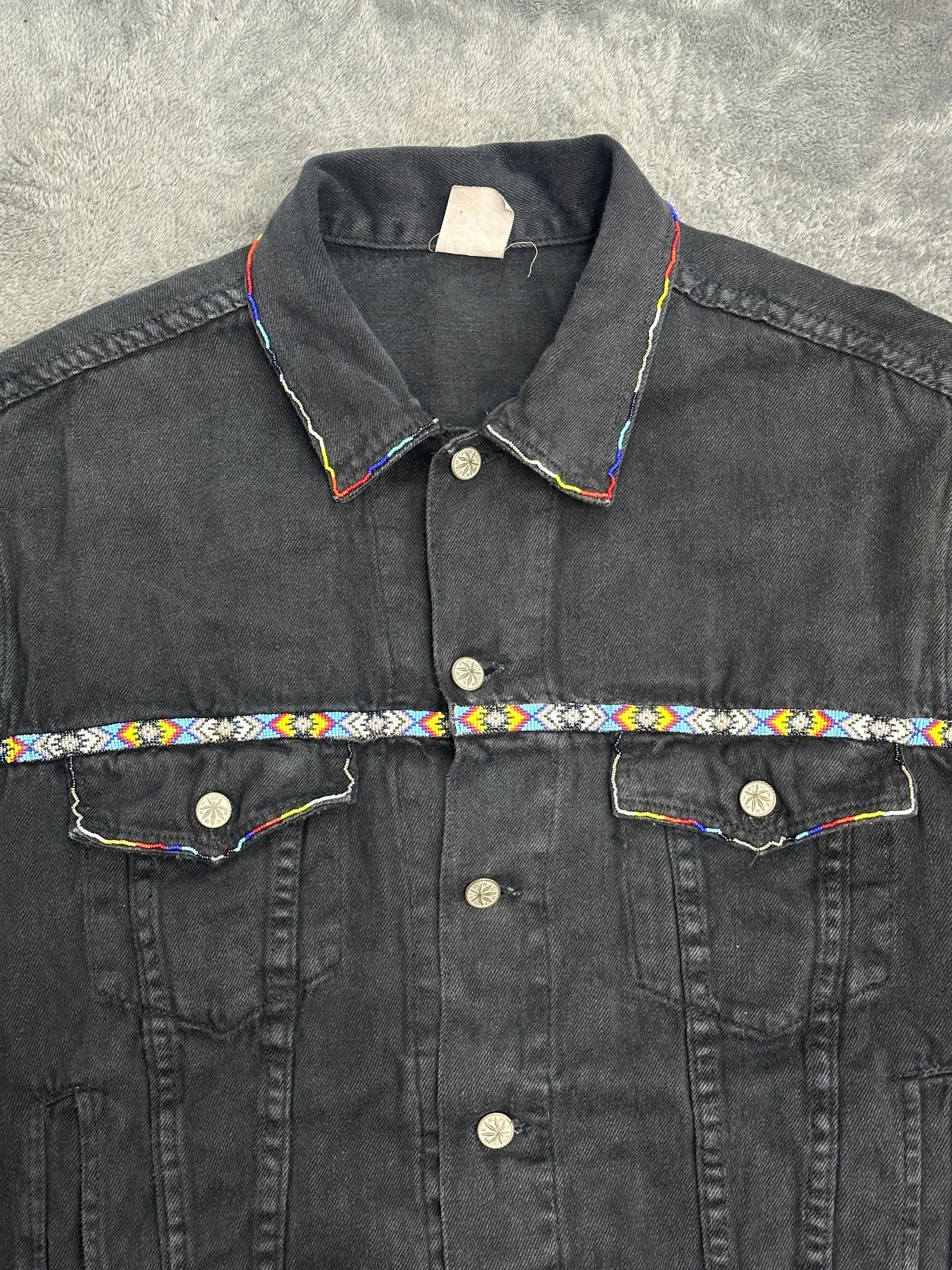 [L] 90s Custom Hemp Denim Jacket