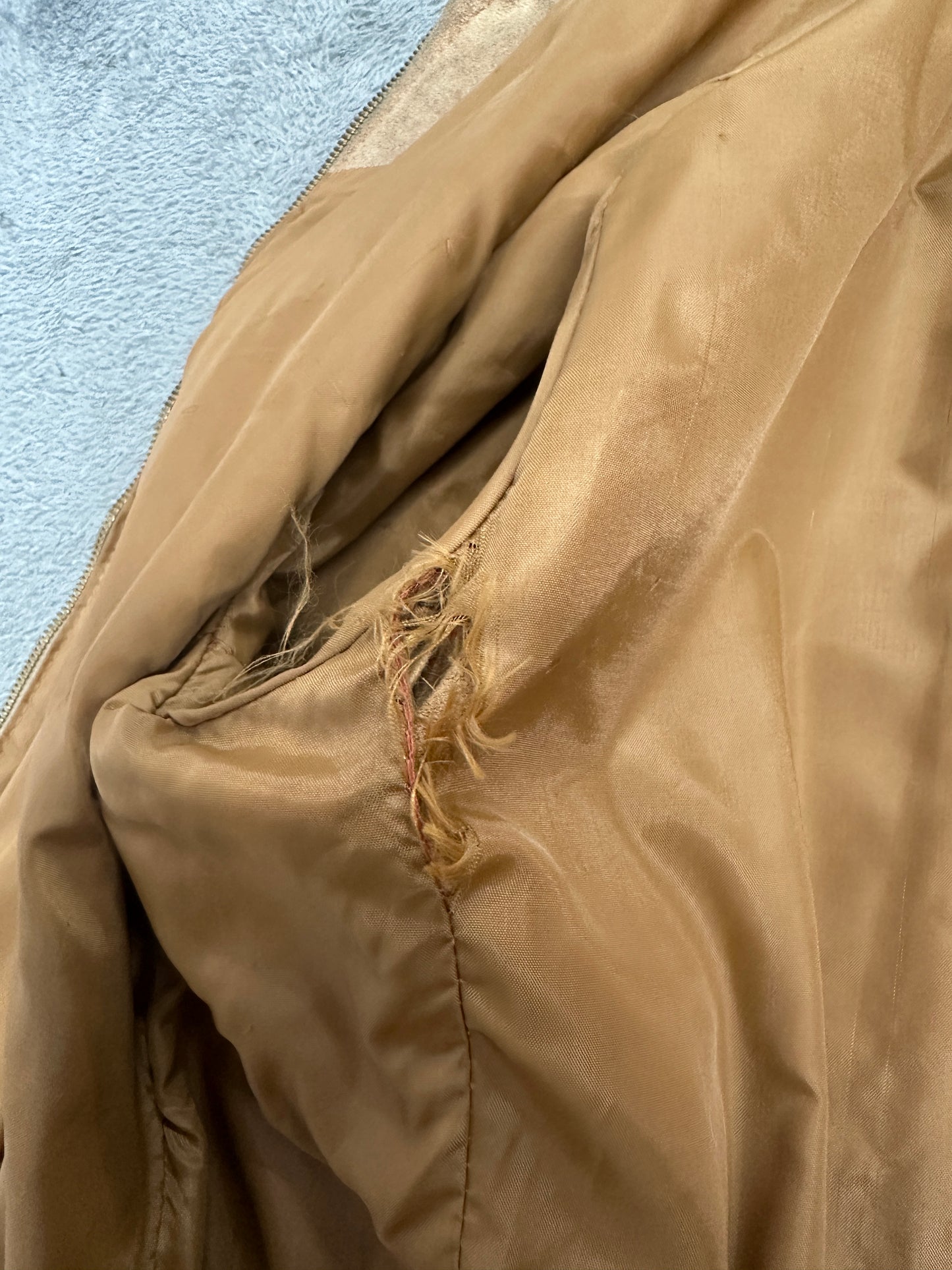 [40,L] 70s Sears Suede Leather Jacket