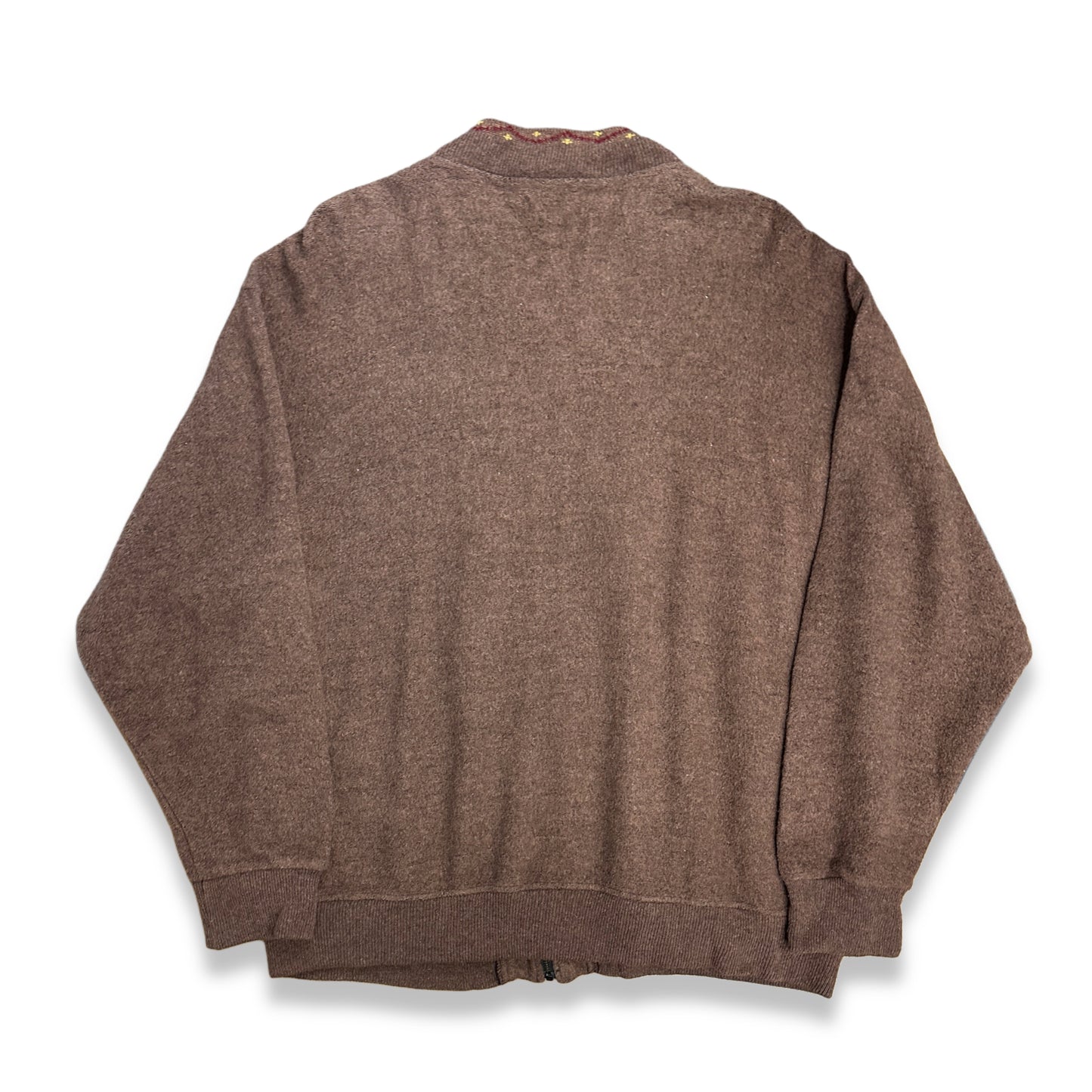 [XL] 90s HUGO BOSS Wool Sweater Zip-up