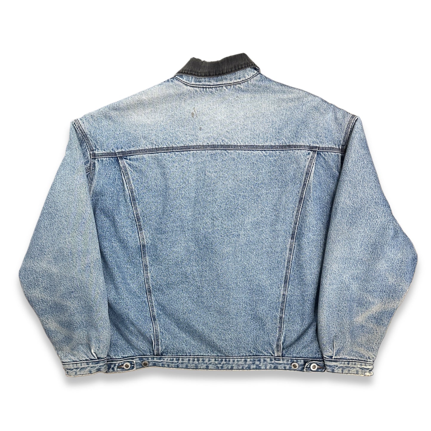 [L] 90s Levi's SilverTab Reversible Denim Quilting Jacket