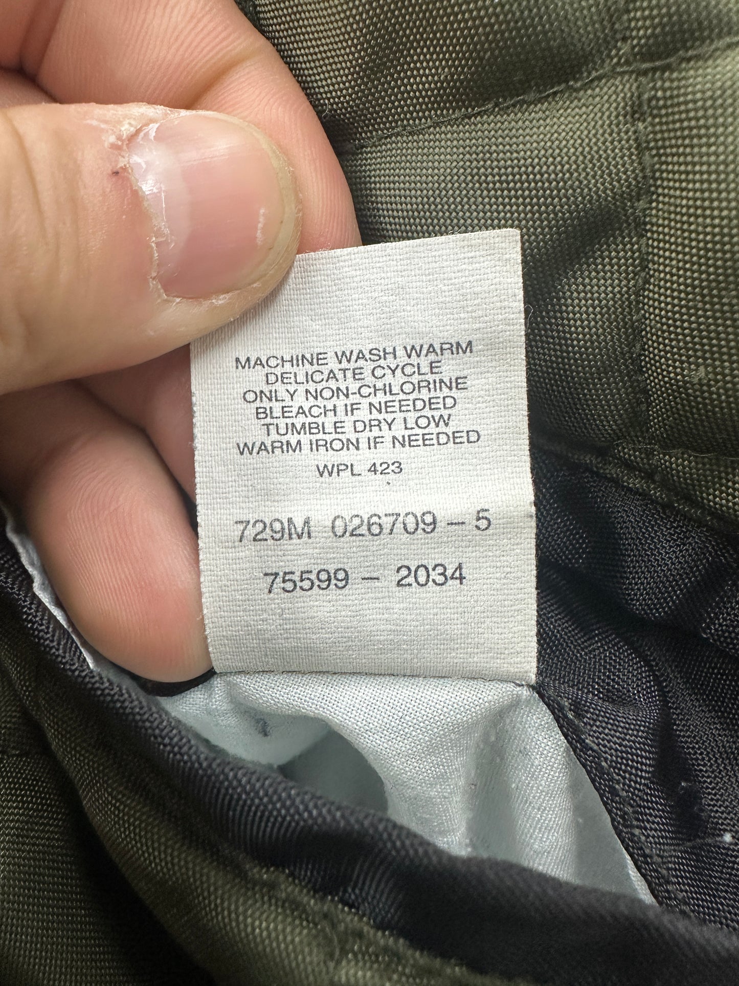 [L] 90s Levi's SilverTab Reversible Denim Quilting Jacket