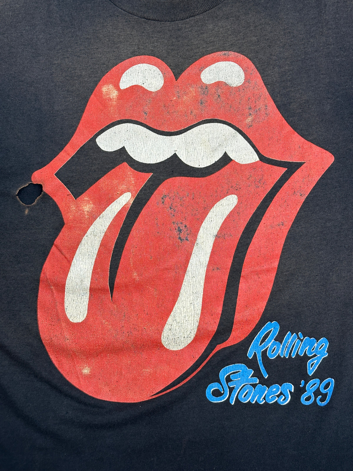 [L] 1989' Rolling Stones Steel Wheels Tour Tee