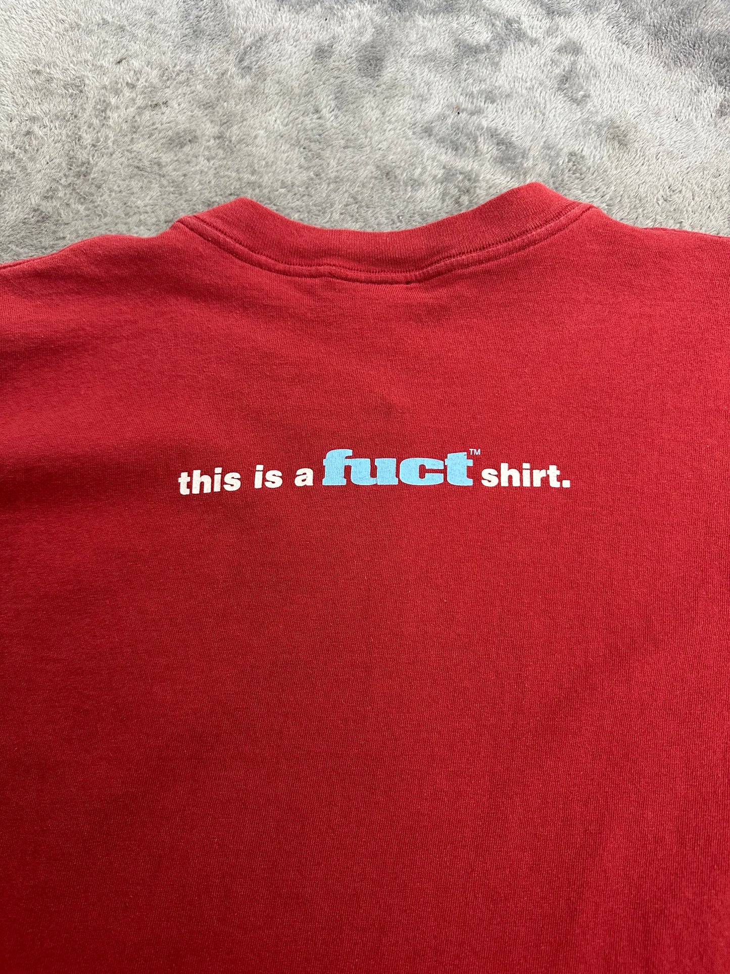 [L] Early 90s FUCT 'my name is satan' Tee