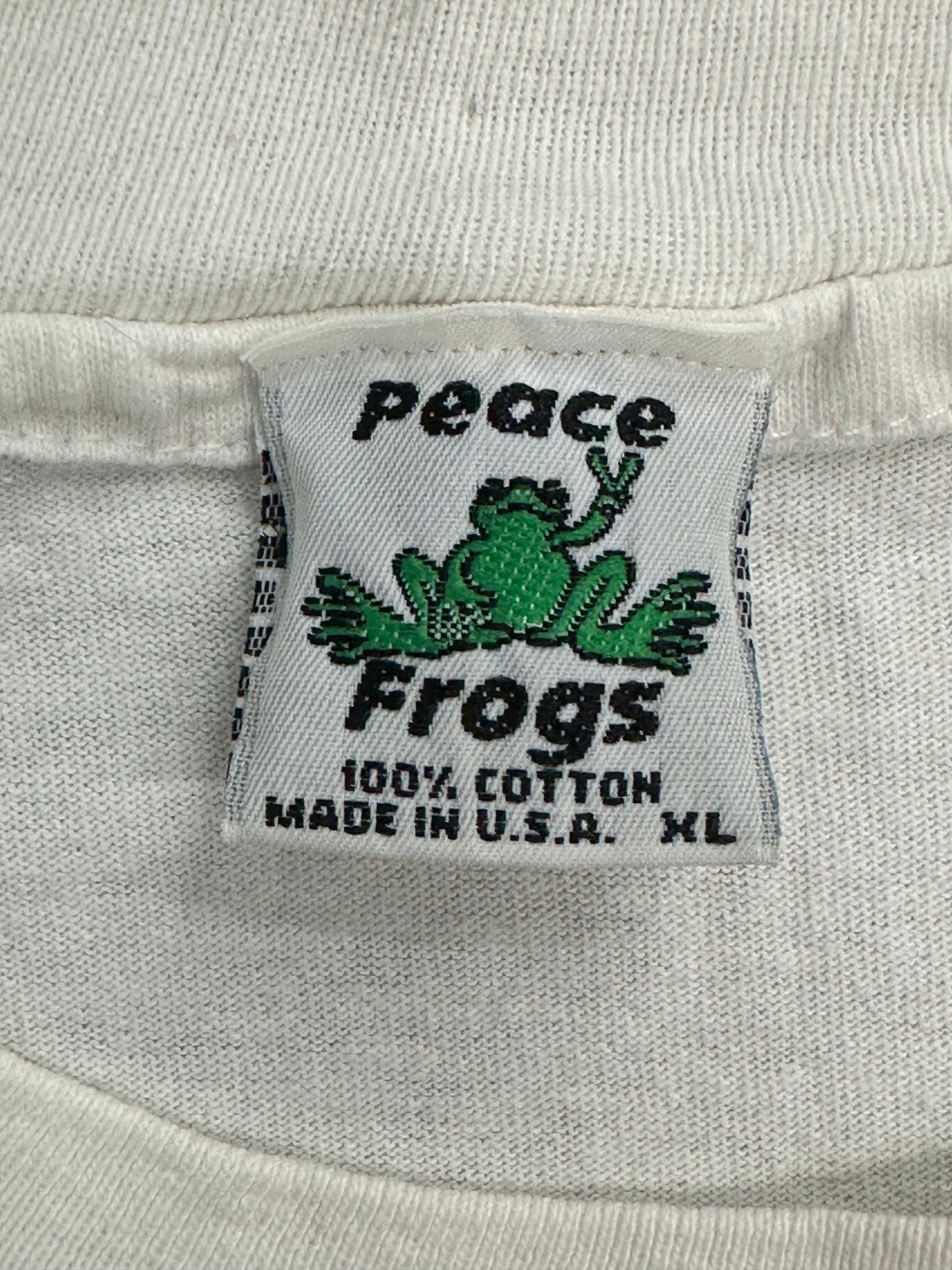 [XL] 1996‘ Peace Frogs Logo Tee