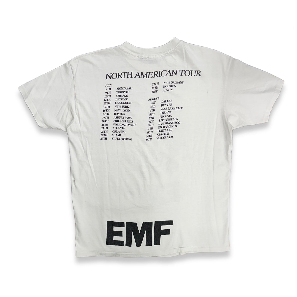 [XL] 1991' EMF North American Tour Tee