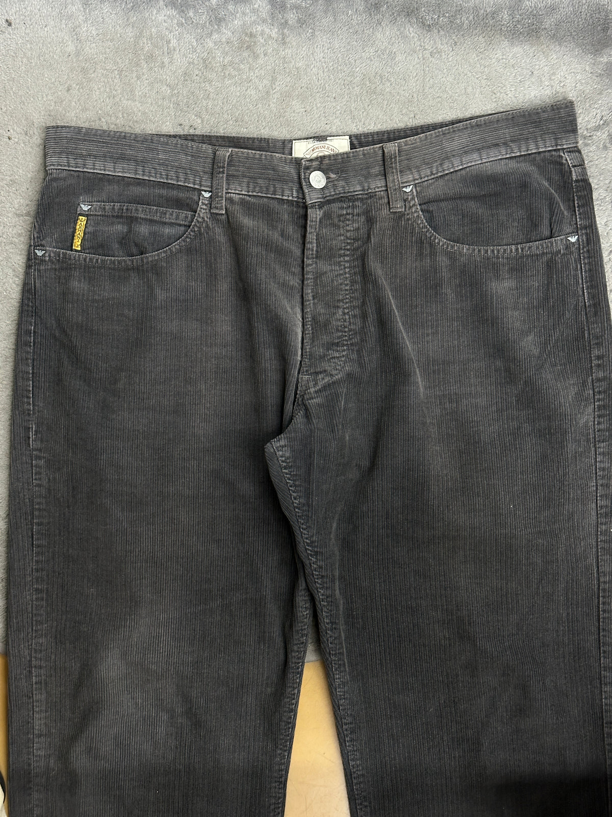 [40] 90s ARMANI JEANS Corduroy Denim Pants
