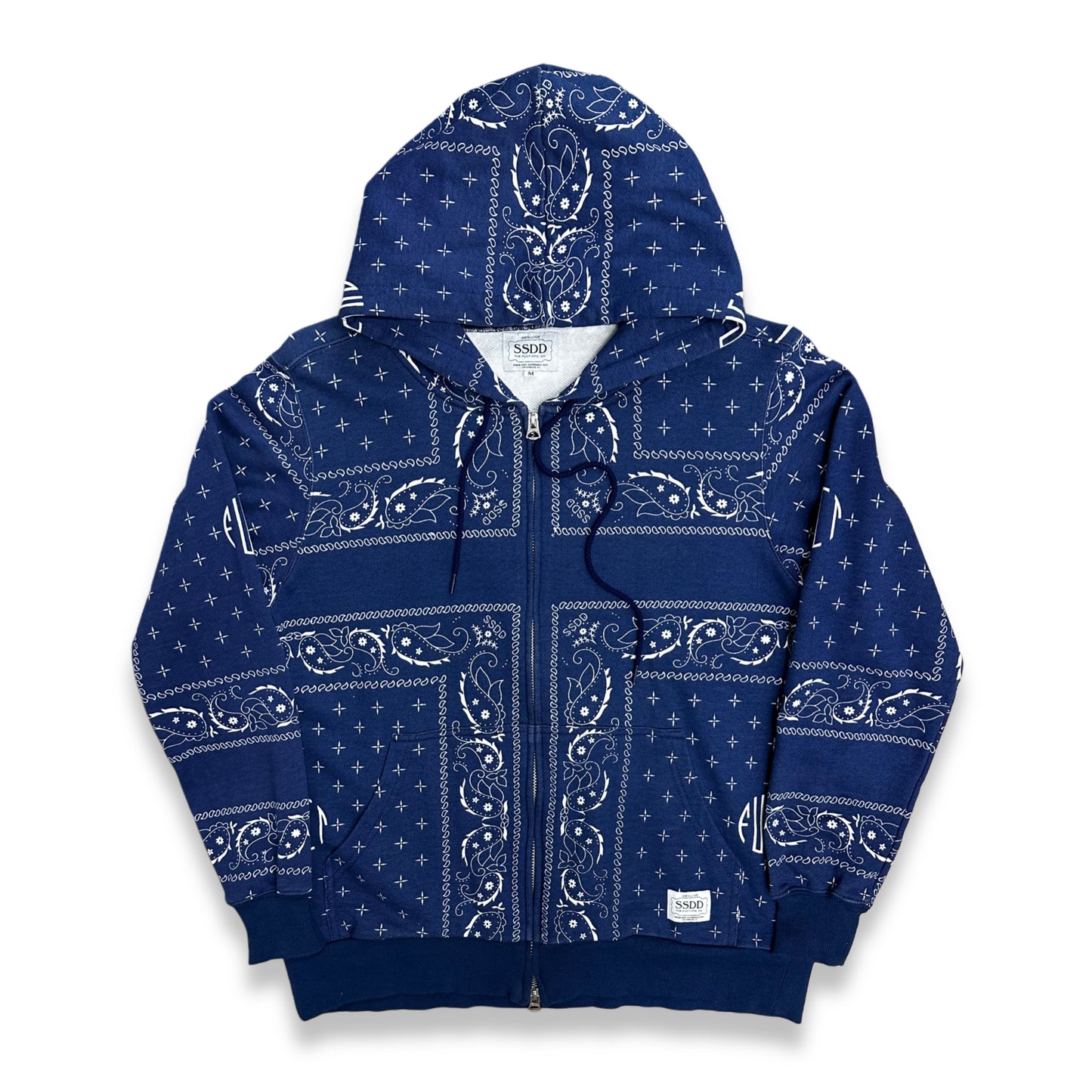 [M] FUCT SSDD Paisley Hood Zip-up