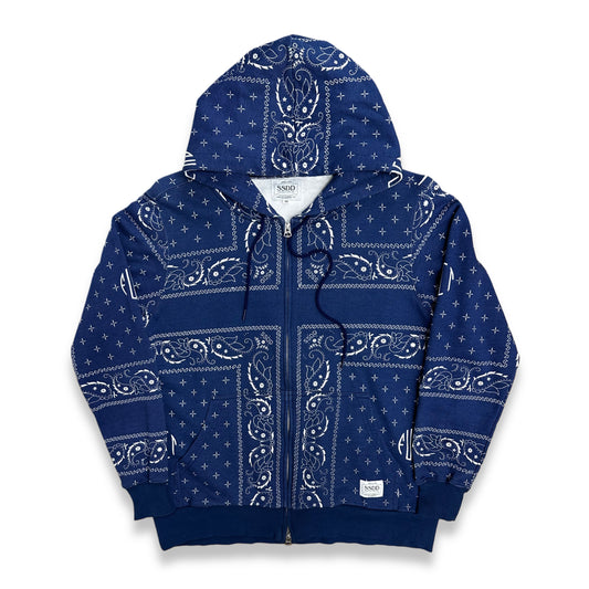 [M] FUCT SSDD Paisley Hood Zip-up