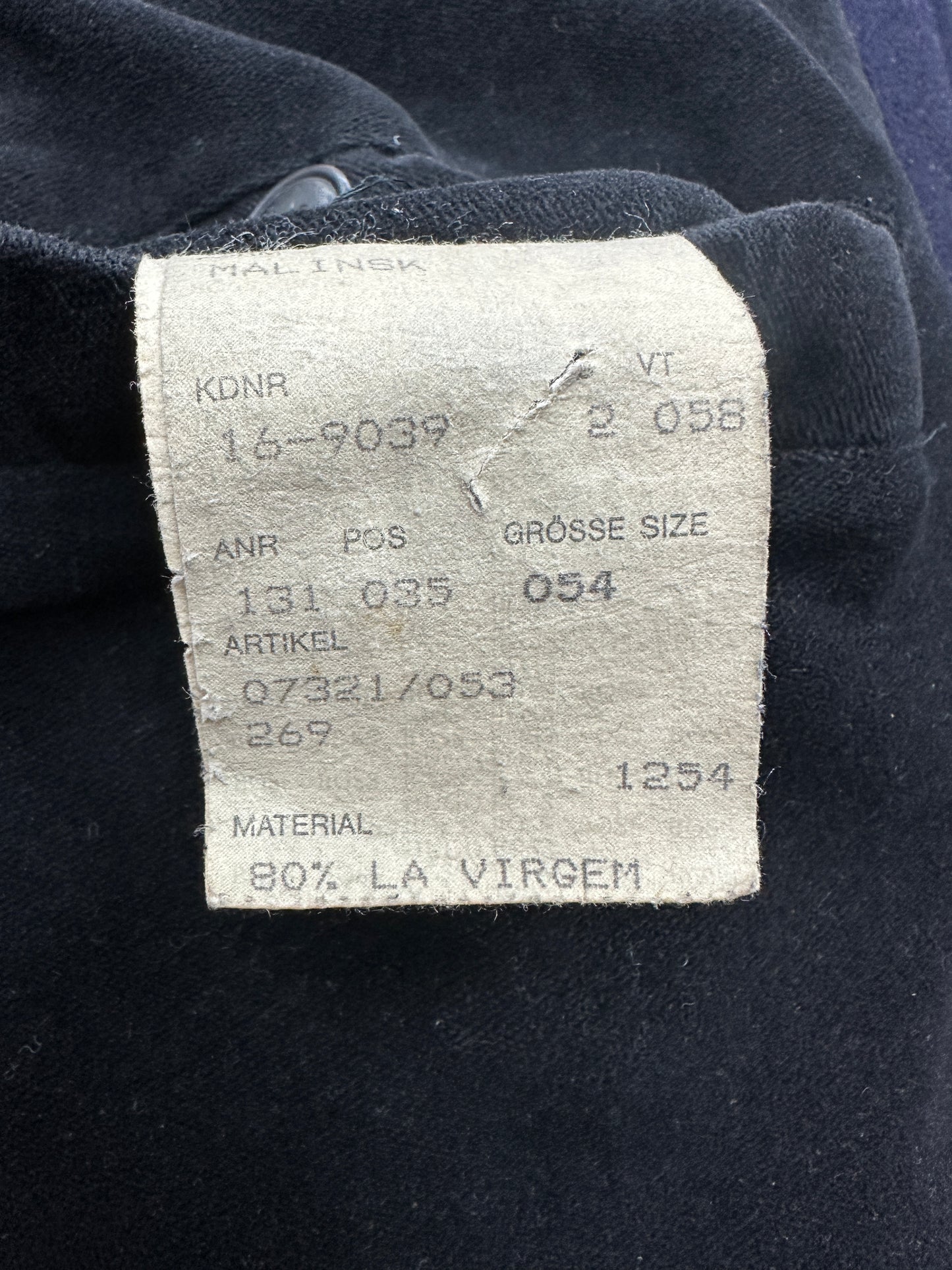 [54] 00s HUGO BOSS Navy Wool Jacket