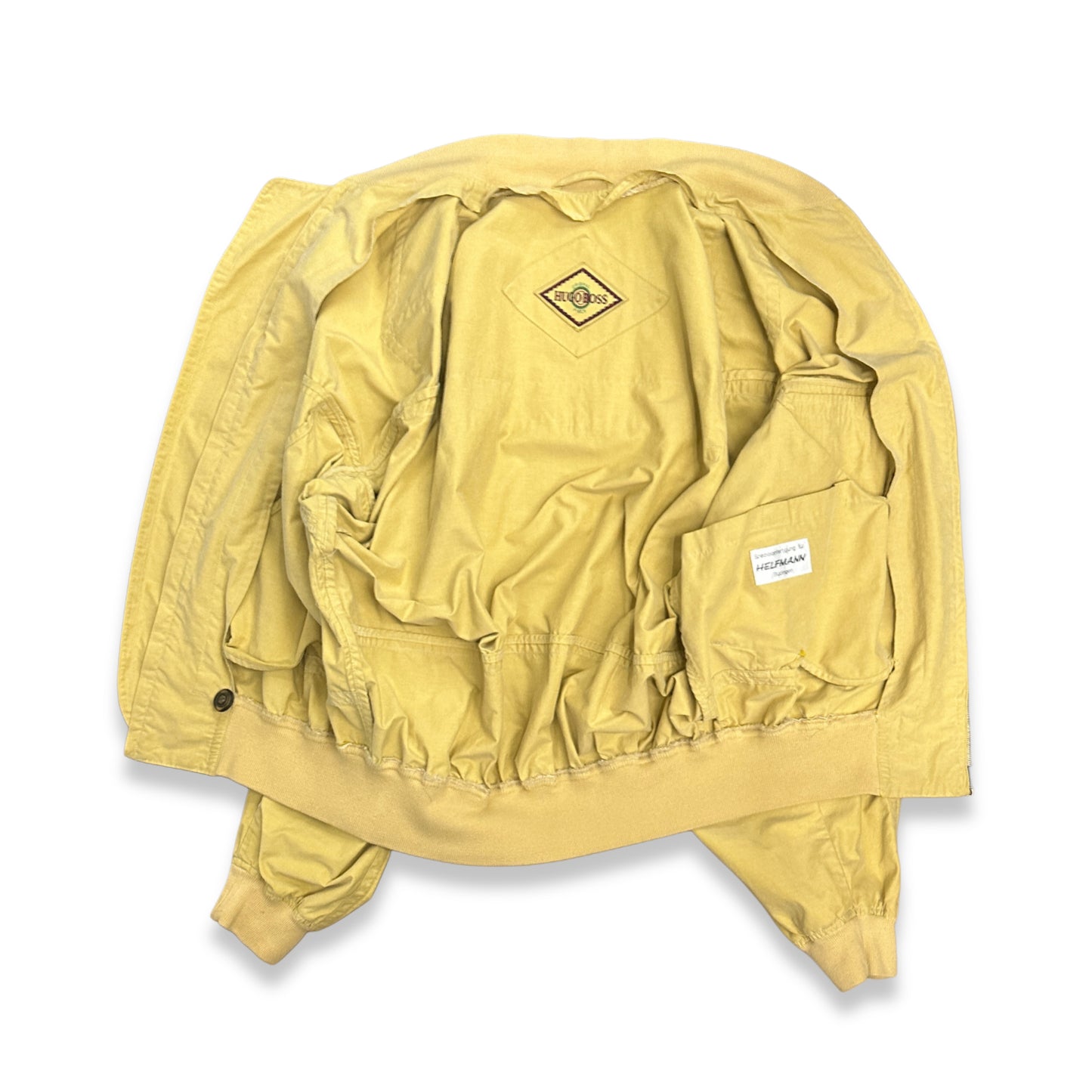 [50] 80s HUGO BOSS Harrington Bomber Jacket