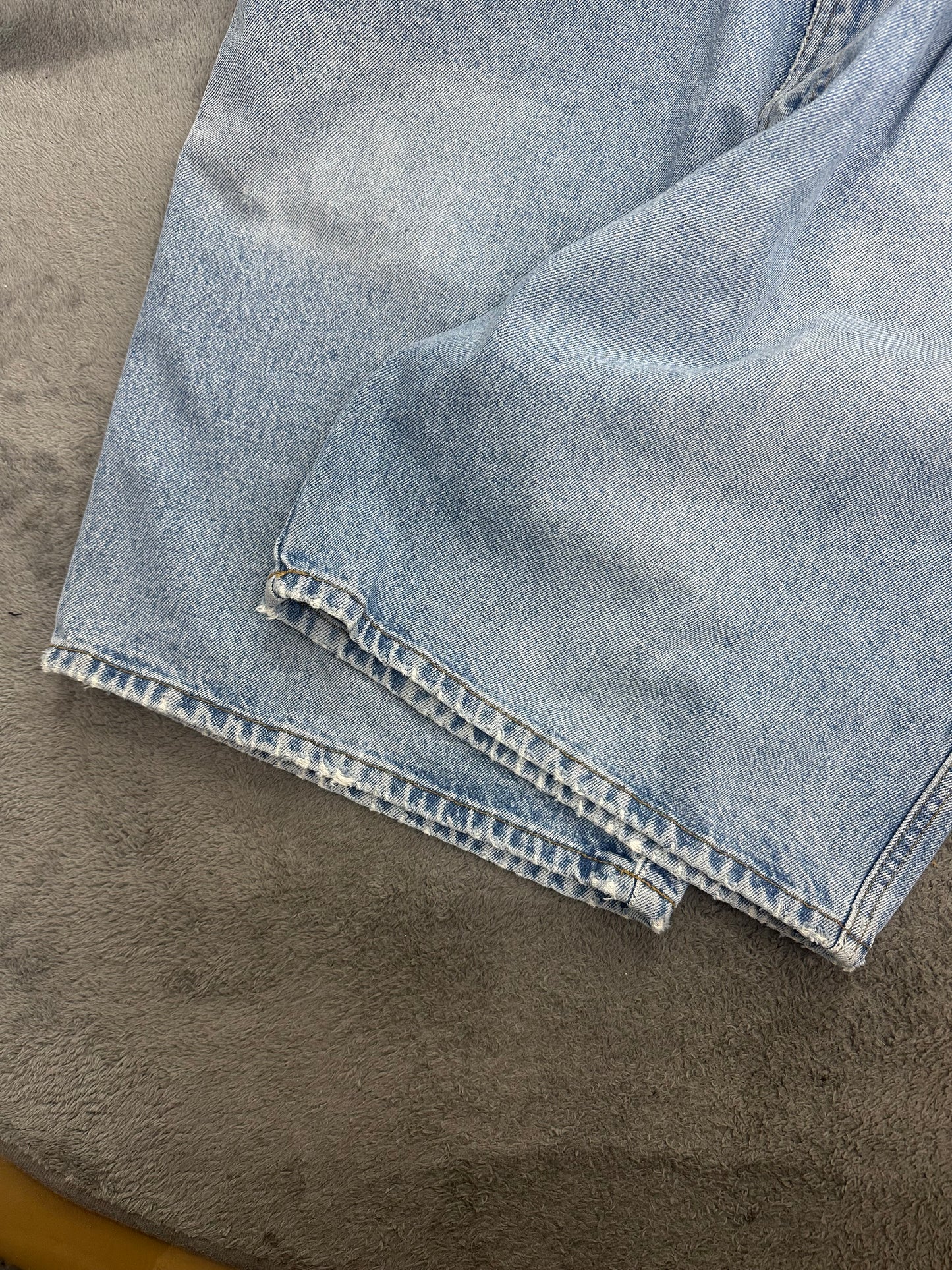 [XL] Early 90s FUCT Circle Logo Denim Shorts