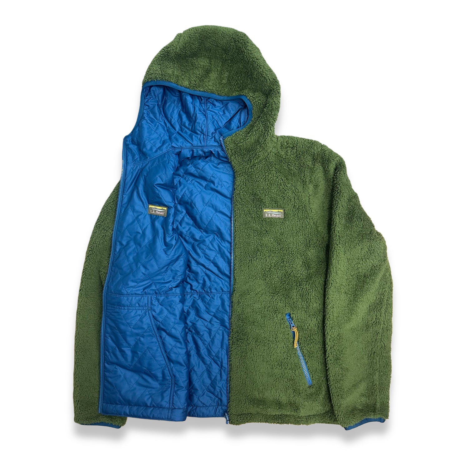 [S] L.L.Bean Reversible Pile Jacket