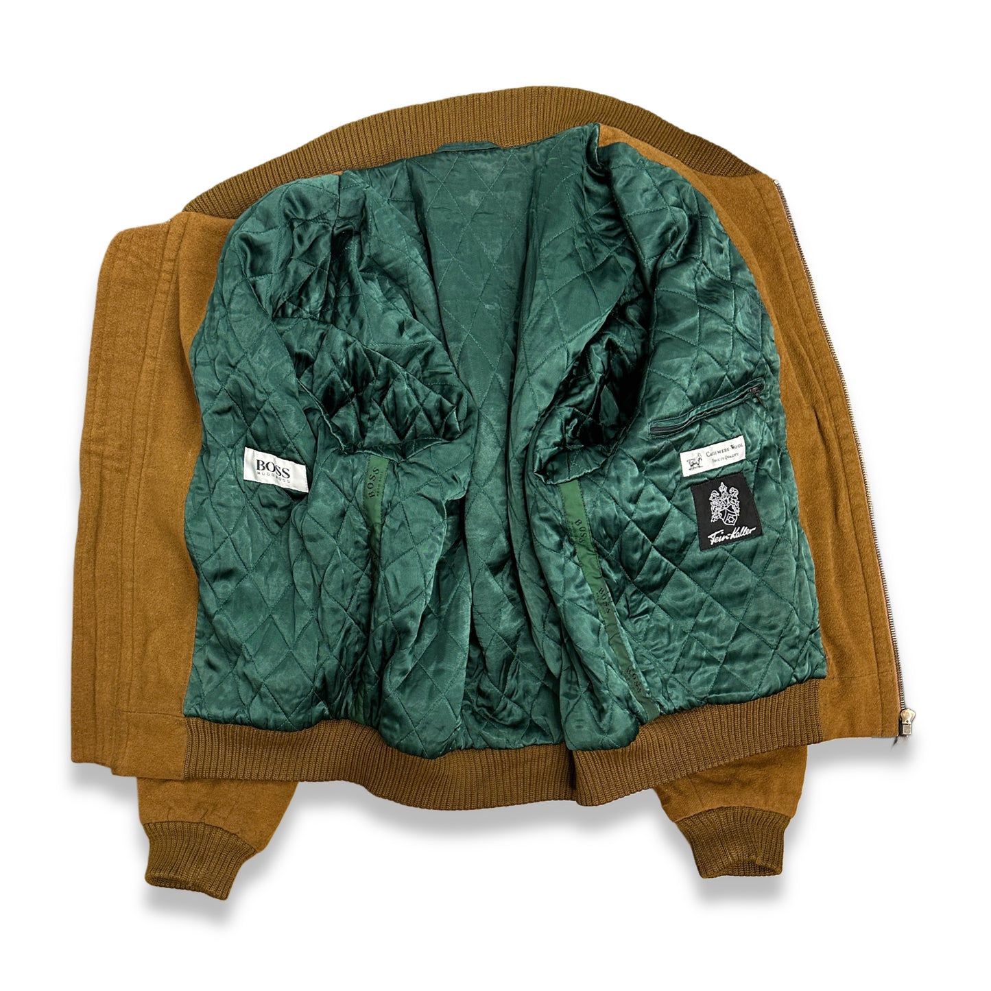 [XL] 00s HUGO BOSS Cashmere Bomber Jacket