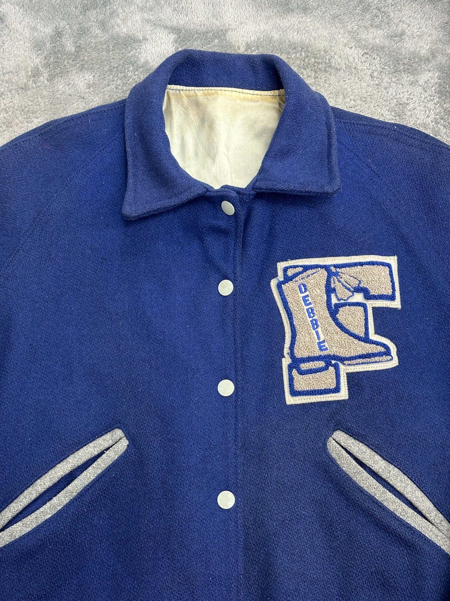 [L] 70s Florence Varsity Jacket