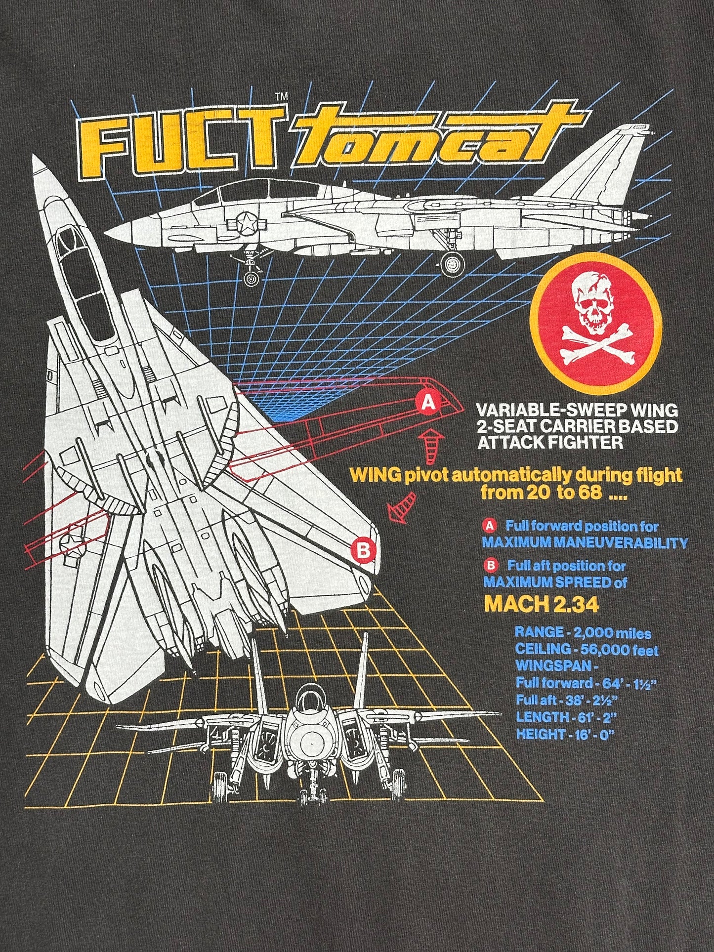 [XL] FUCT Tomcat TopGun Tee