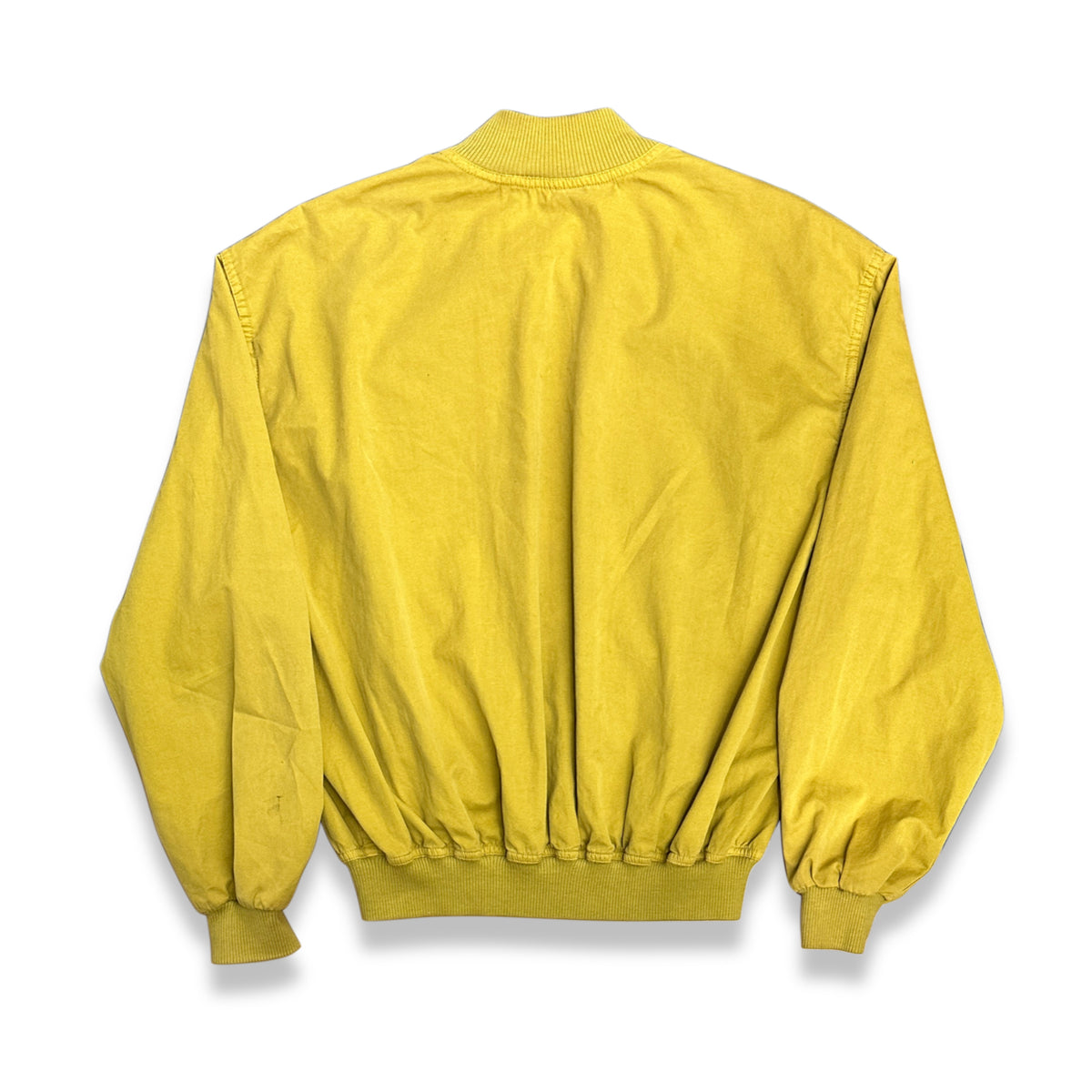 [48] 90s HUGO BOSS Italy Yellow Bomber Jacket