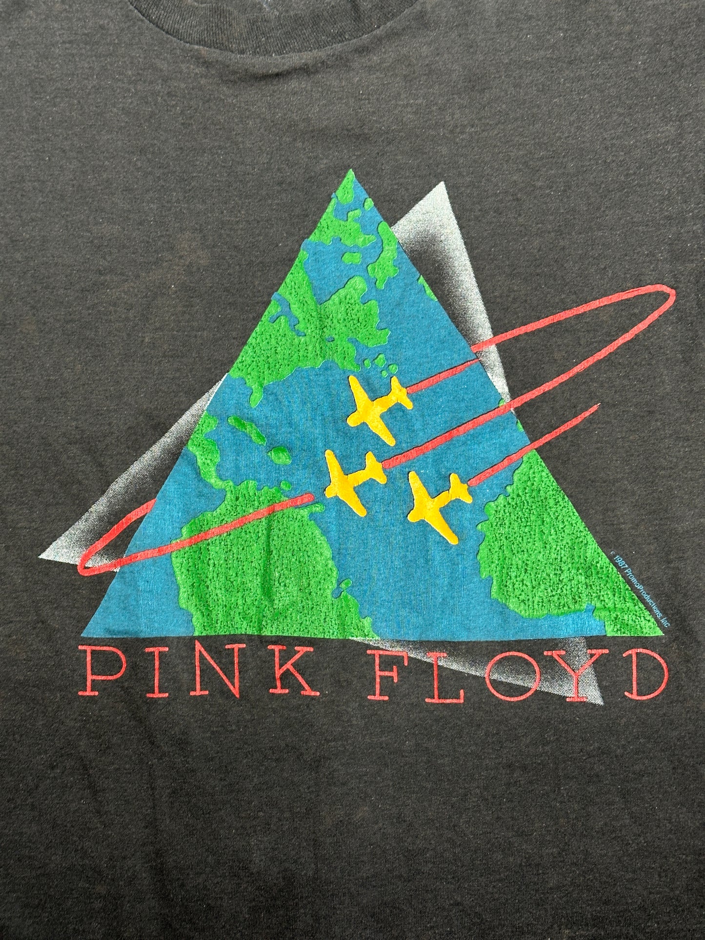 [L] 1987' PINK FLOYD World Tour Tee