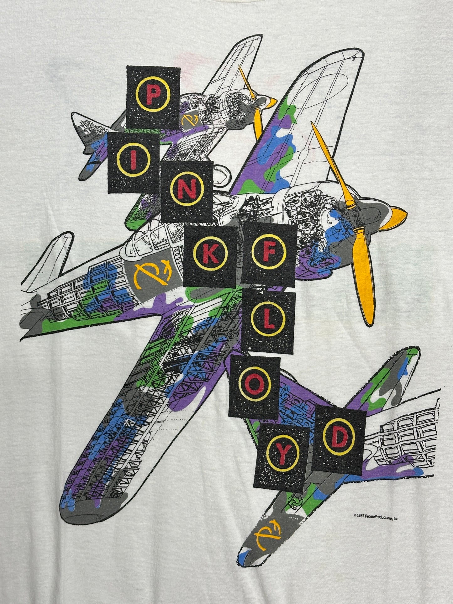 [XL] 1987' PINK FLOYD World Tour Tee