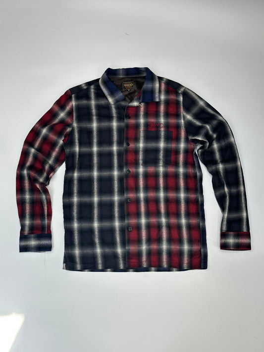 [M] Fuct SSDD two tone flannel shirt