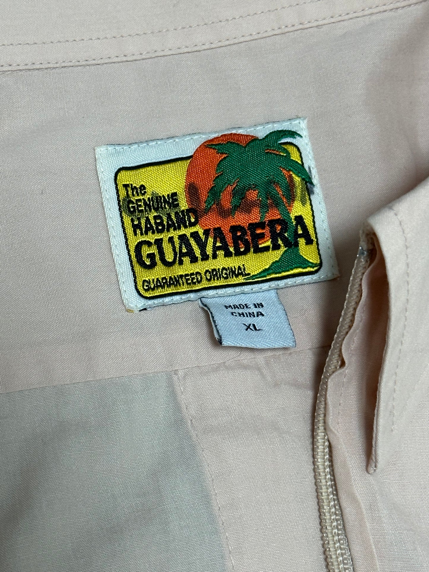 [XL] Guayabera Pink Shirts