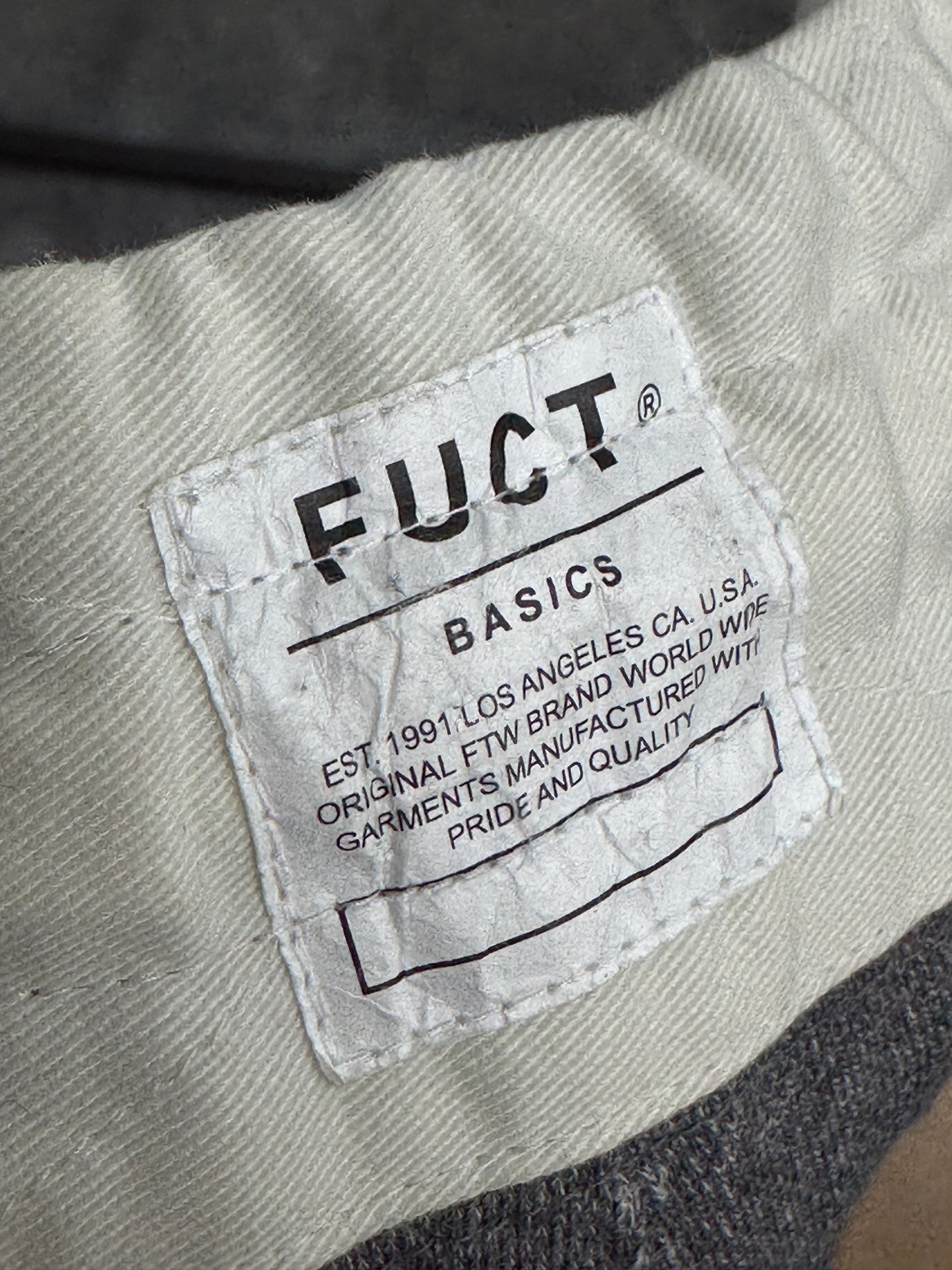 [L] FUCT SSDD Double Knee Sweatpants