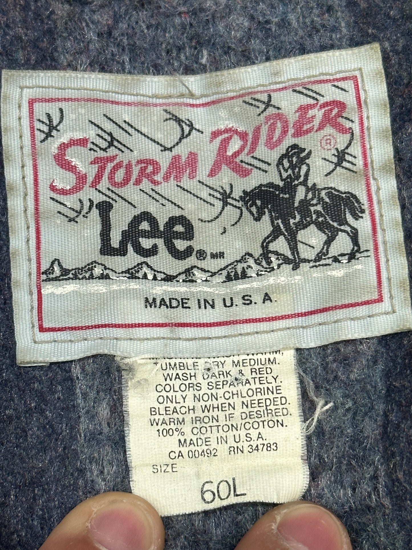 [XXL] late 80s Lee Storm Rider Denim Jacket